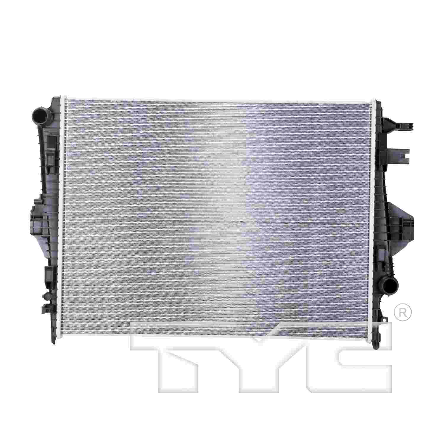 TYC TYC Radiator  top view frsport 13551