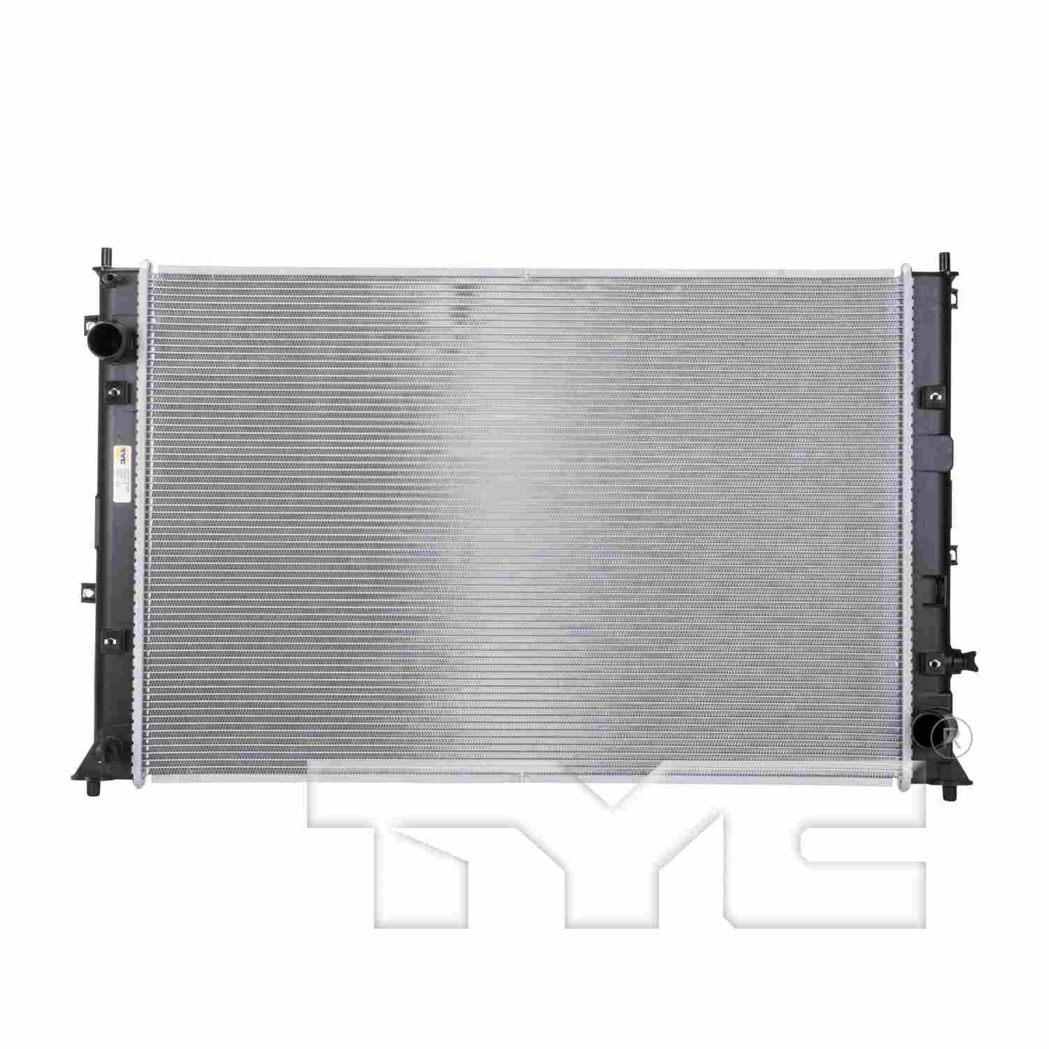 TYC TYC Radiator  top view frsport 13582