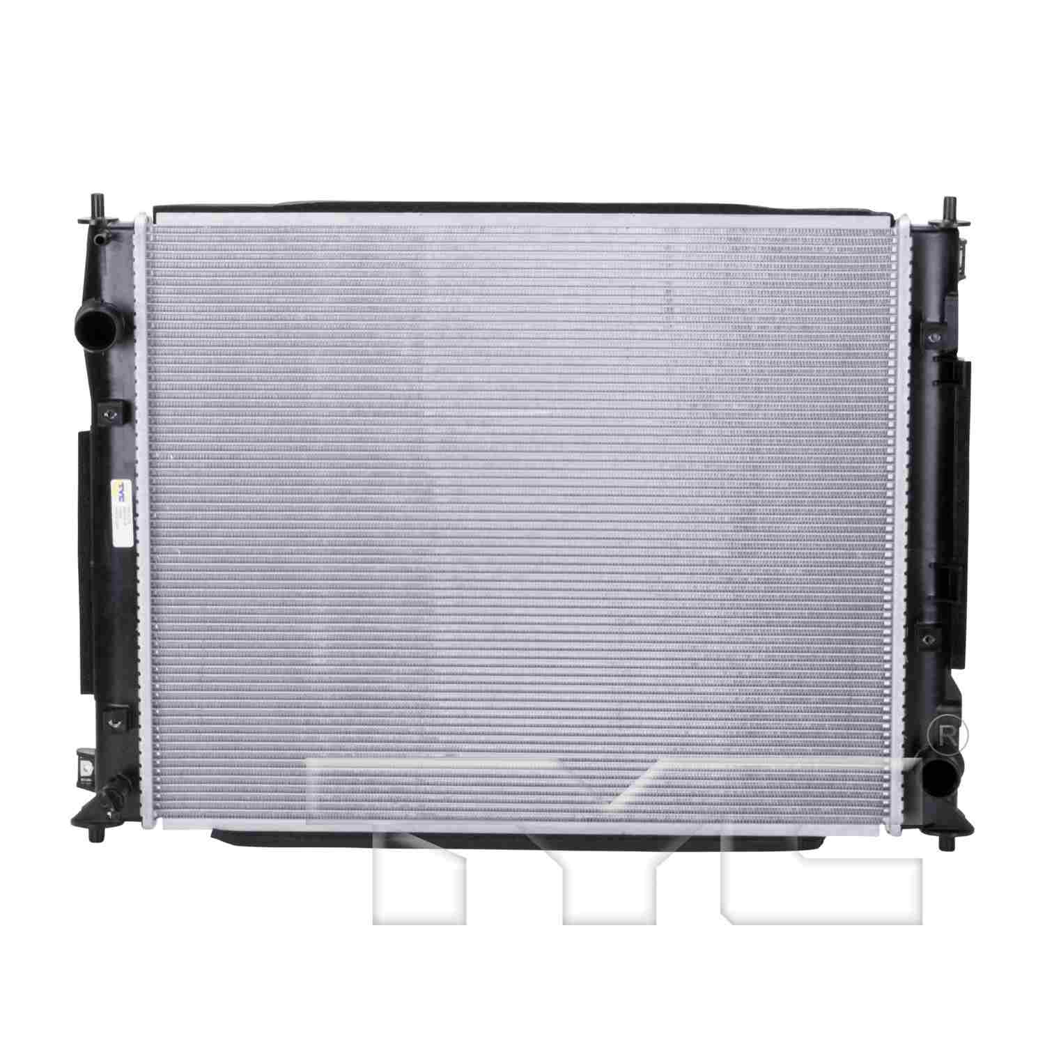 TYC TYC Radiator  top view frsport 13583