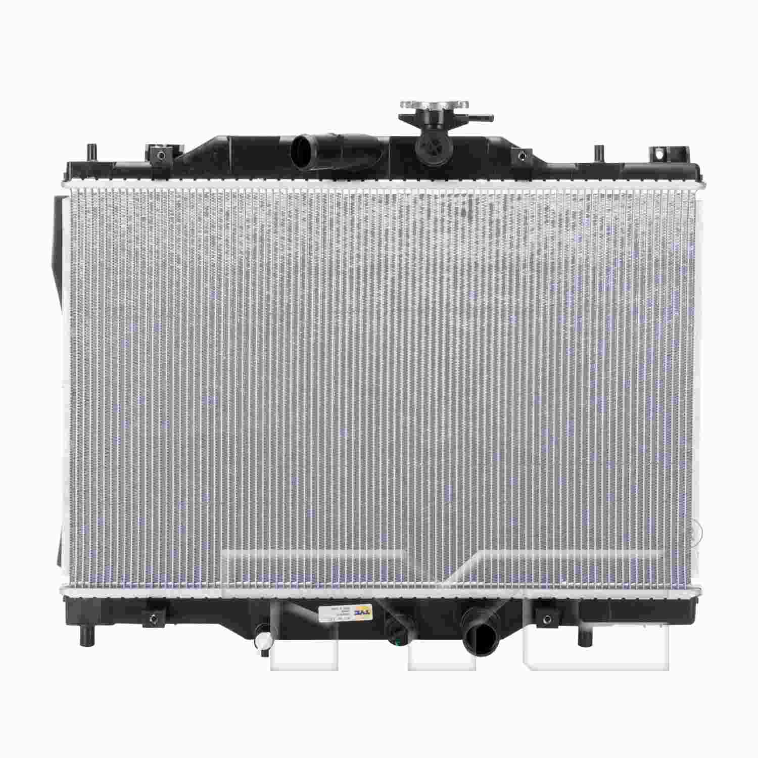 TYC TYC Radiator  top view frsport 13585