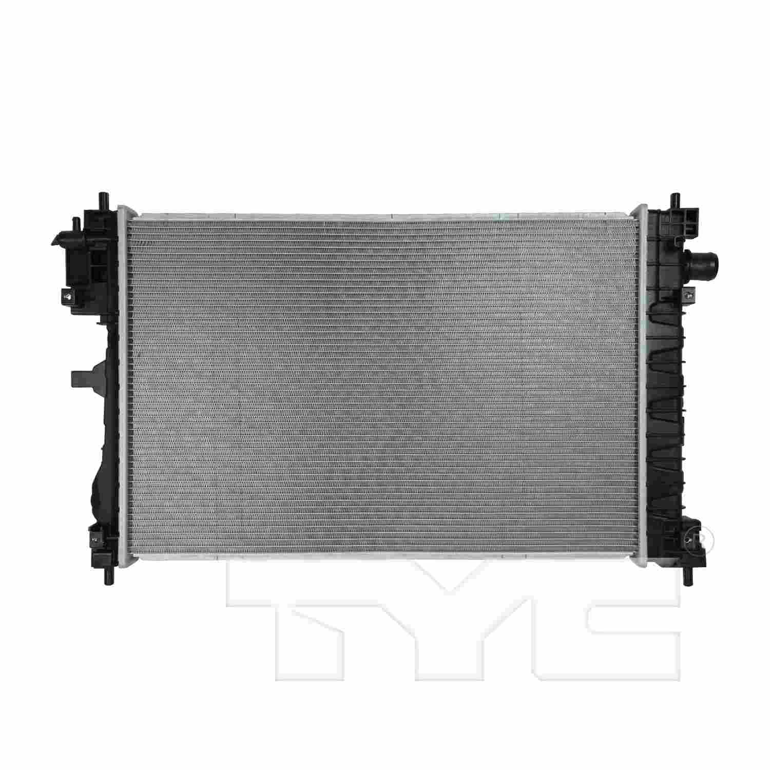 TYC TYC Radiator  top view frsport 13590