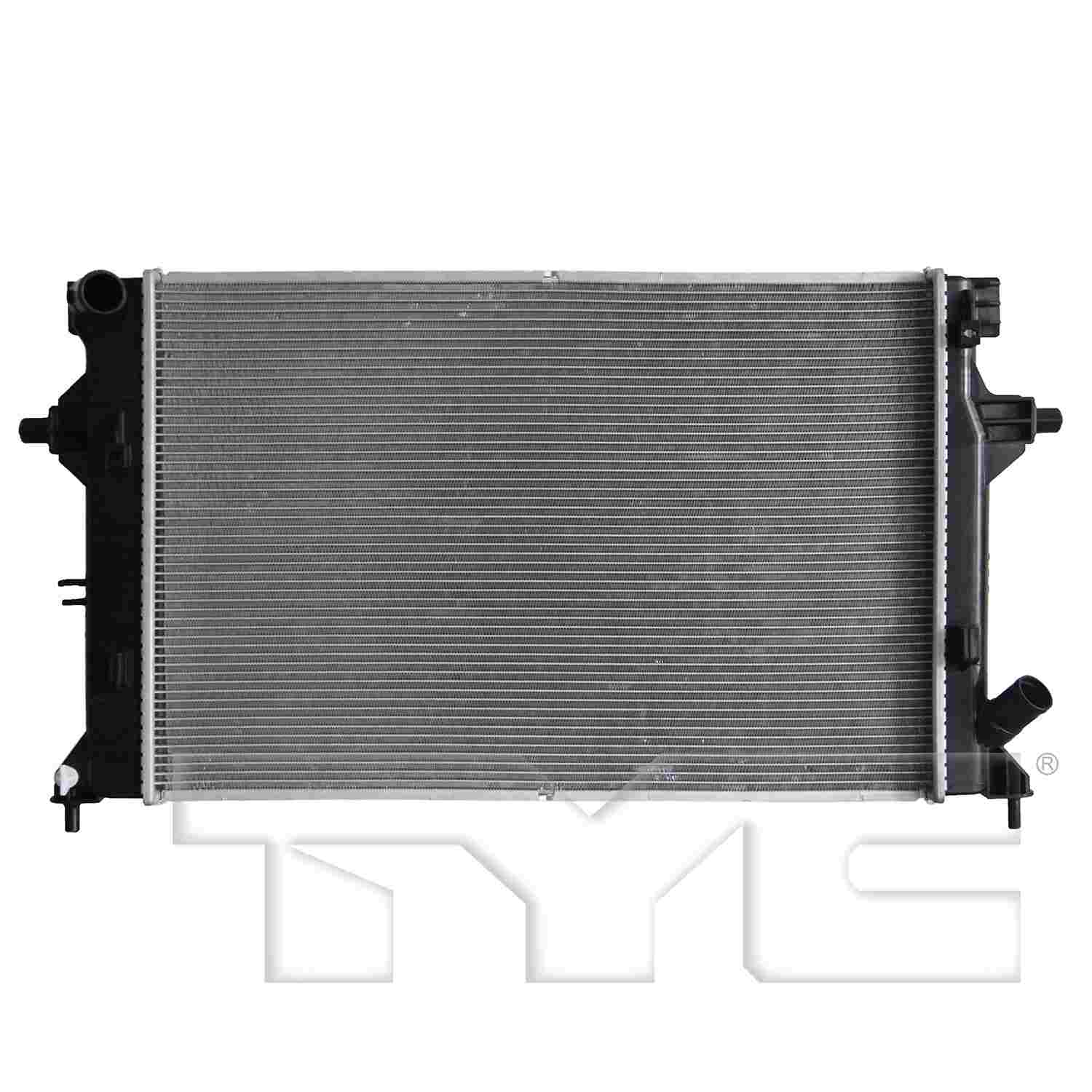 TYC TYC Radiator  top view frsport 13609 