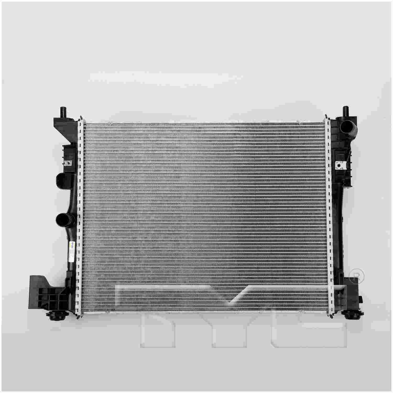 TYC TYC Radiator  top view frsport 13623