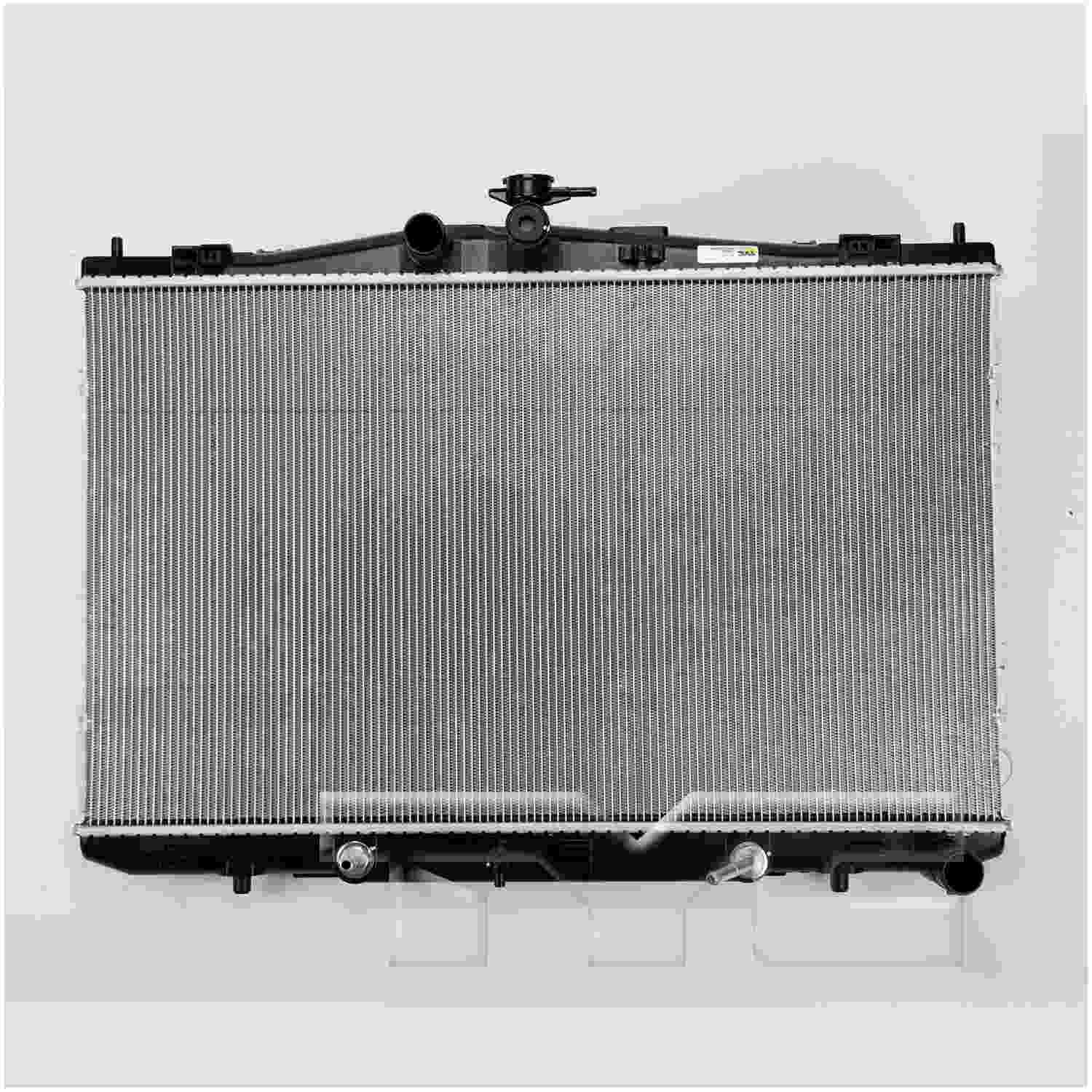 TYC TYC Radiator  top view frsport 13663