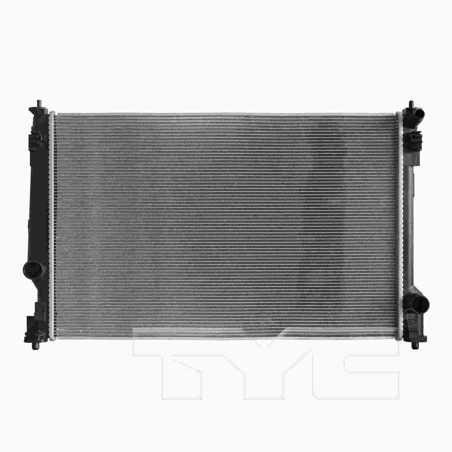 TYC TYC Radiator  top view frsport 13670