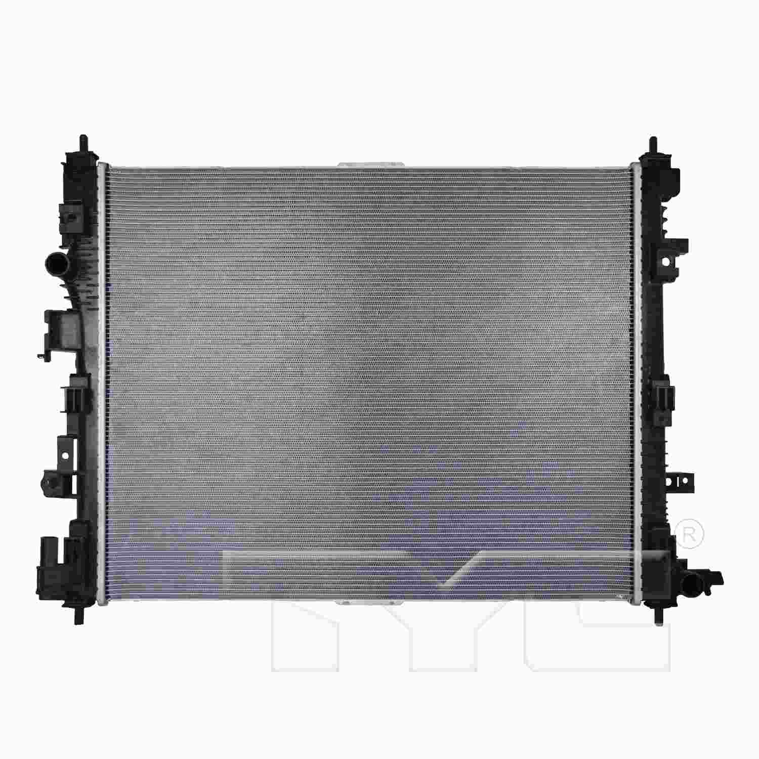 TYC TYC Radiator  top view frsport 13682