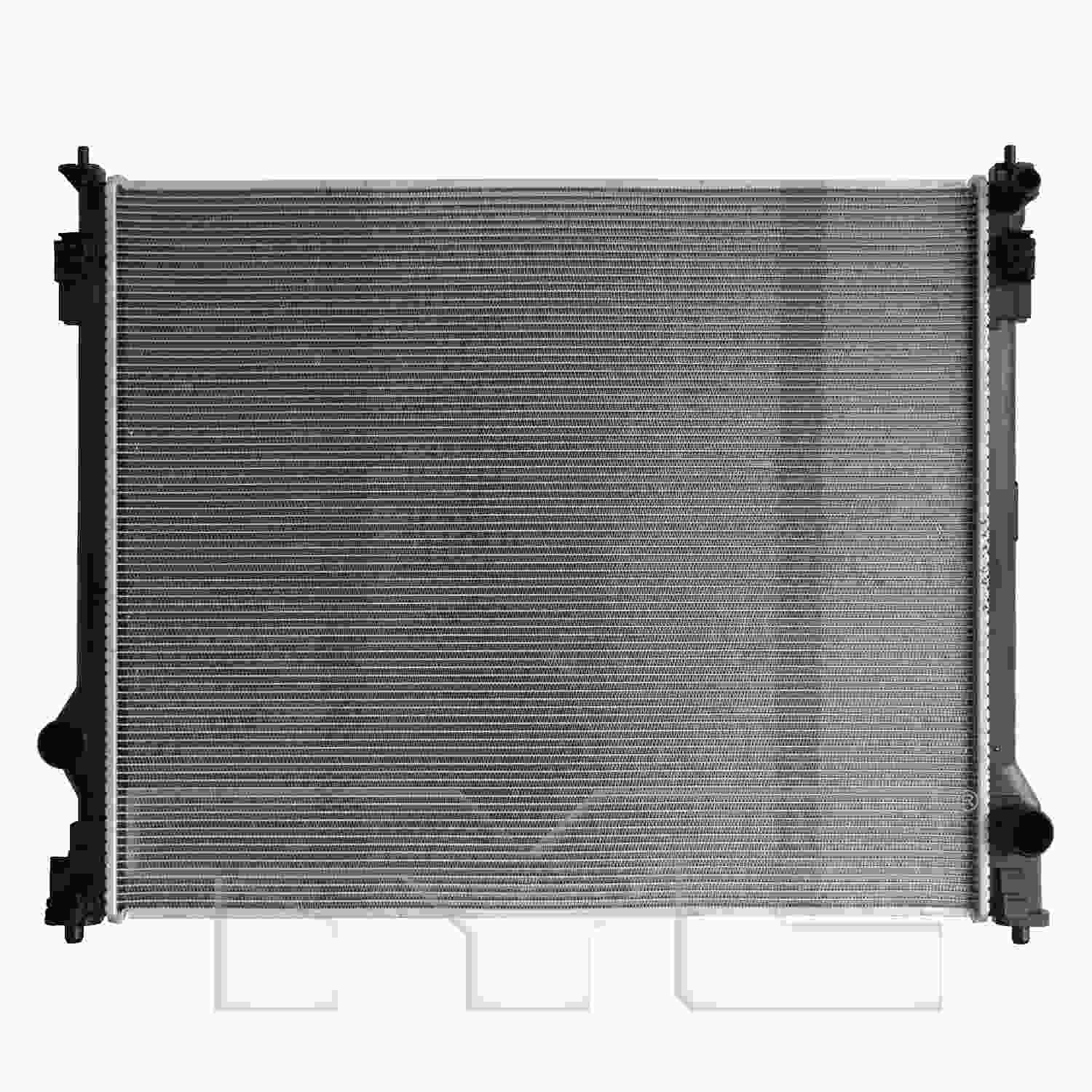 TYC TYC Radiator  top view frsport 13842