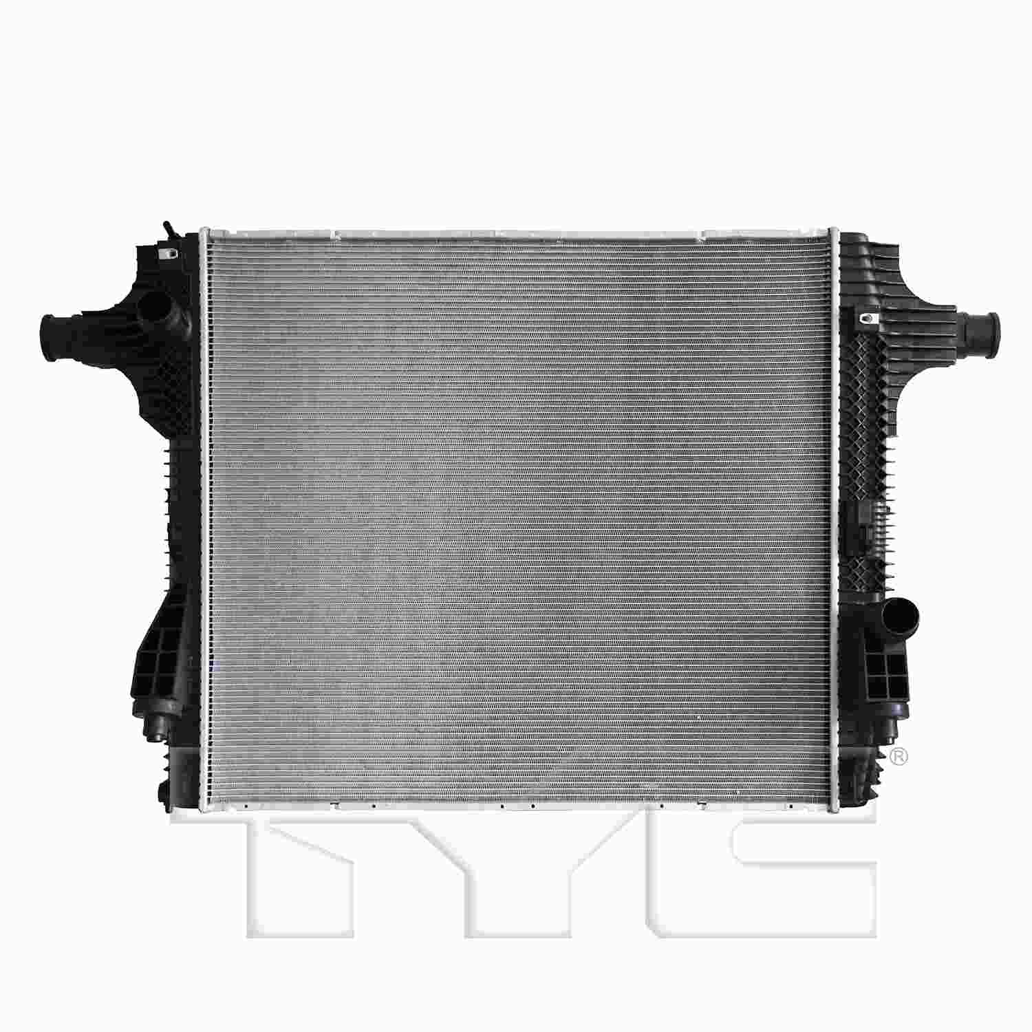 TYC TYC Radiator  top view frsport 13849