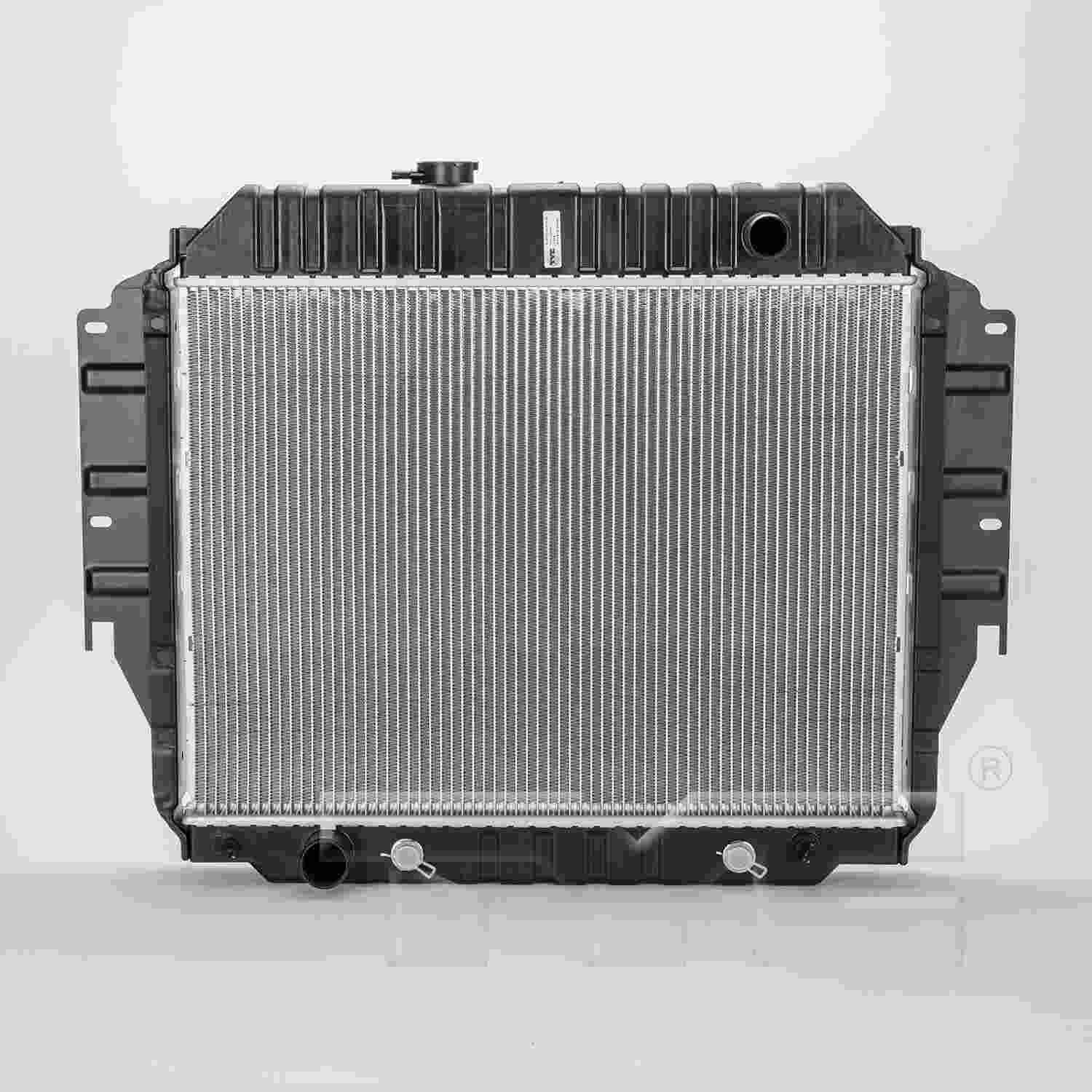 TYC TYC Radiator  top view frsport 1456