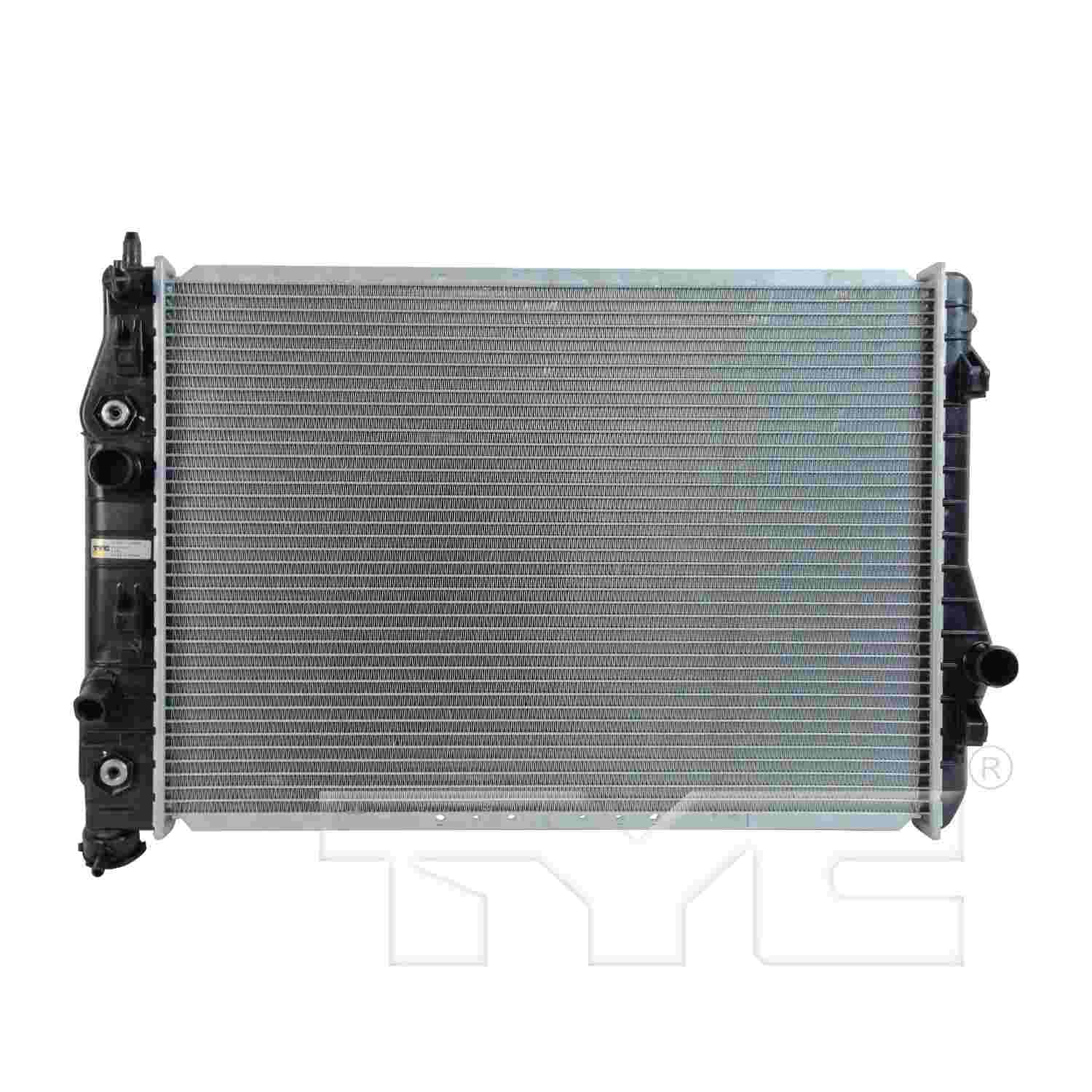 TYC TYC Radiator  top view frsport 1485