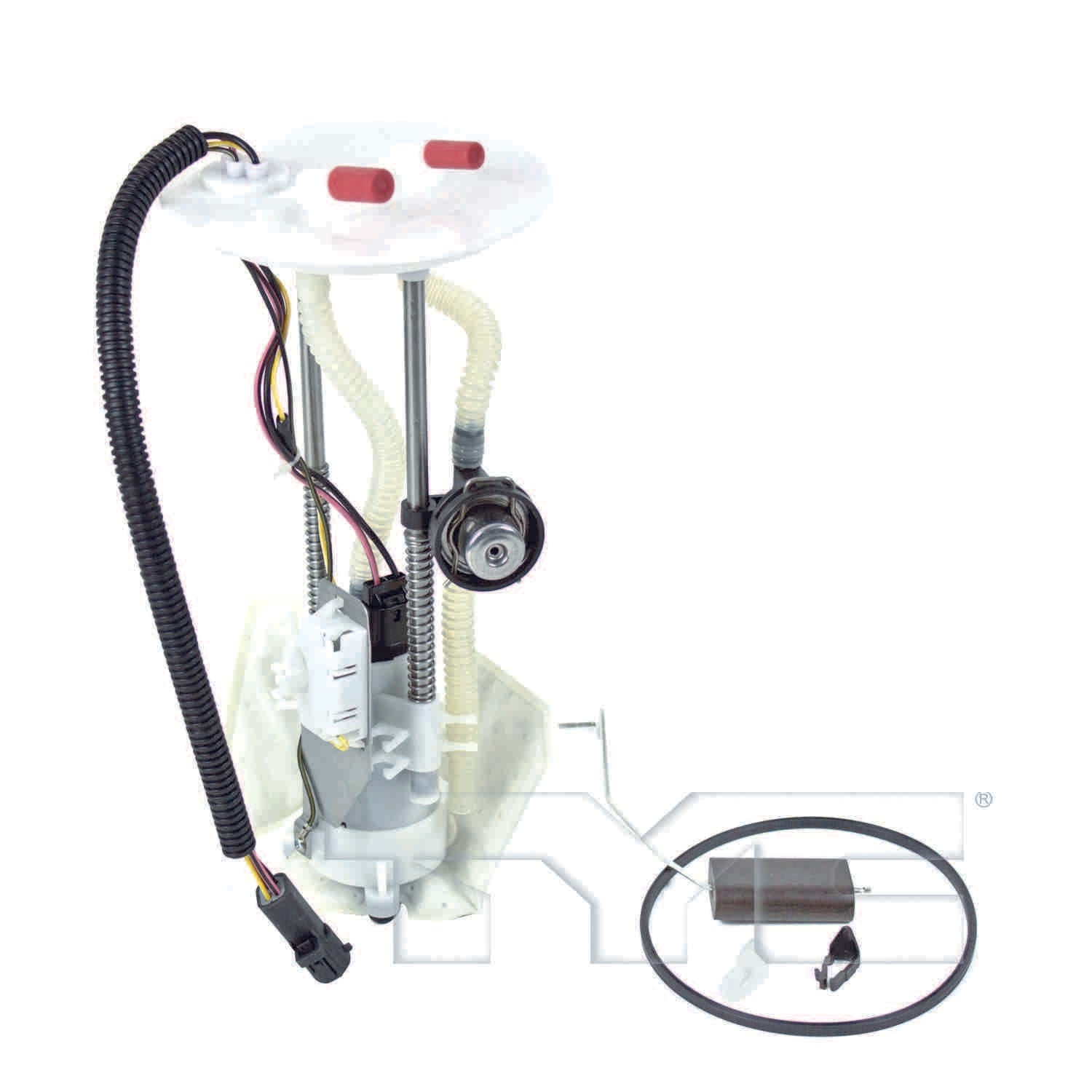 TYC Fuel Pump Module Assembly  top view frsport 150172-A