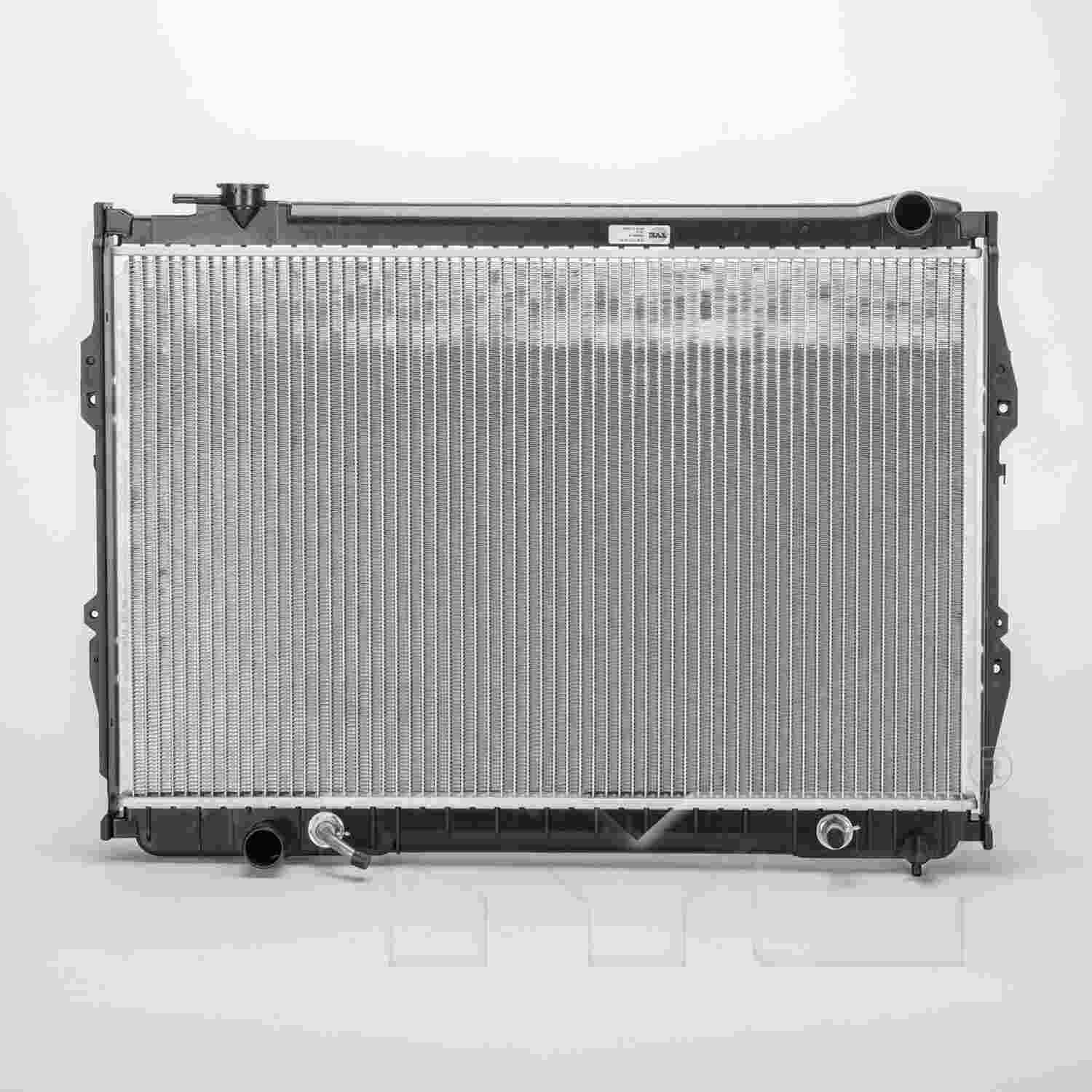 TYC TYC Radiator  top view frsport 1512