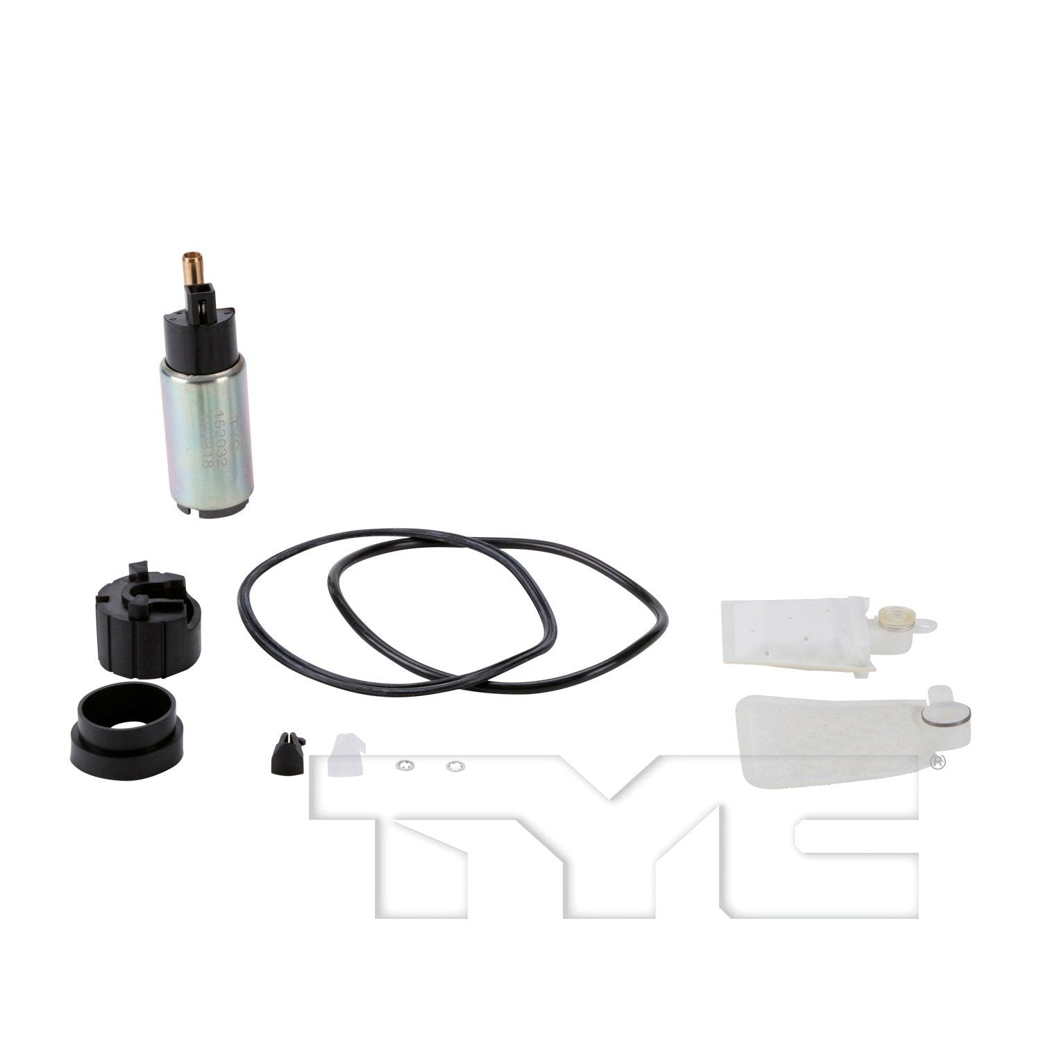 TYC Electric Fuel Pump  top view frsport 152032-A