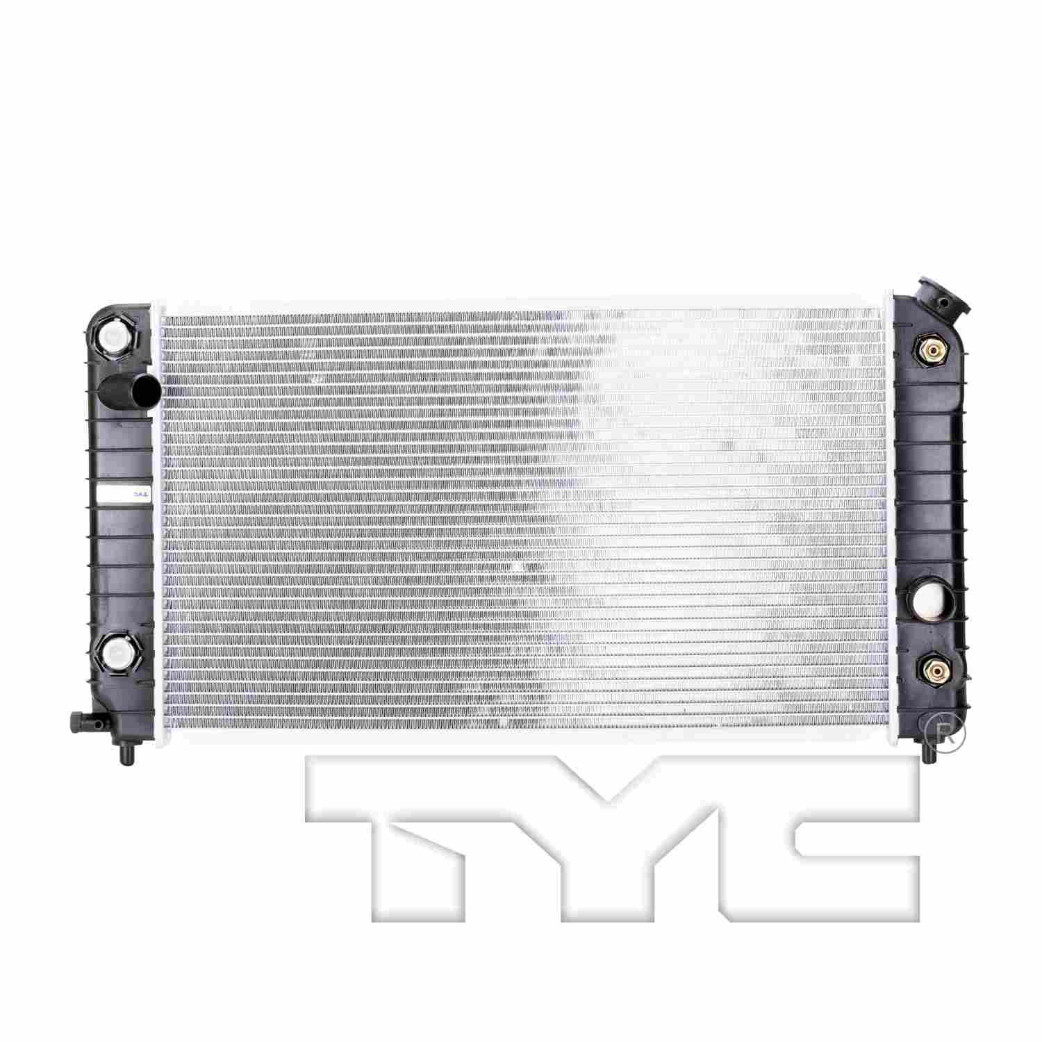 TYC TYC Radiator  top view frsport 1533