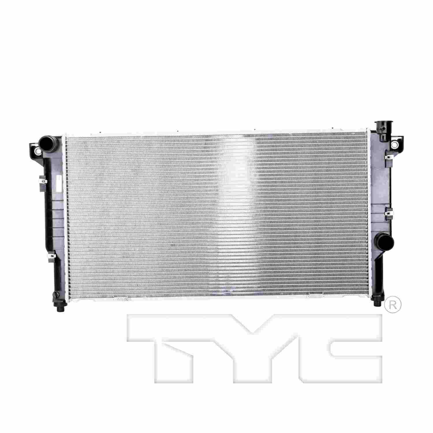 TYC TYC Radiator  top view frsport 1553