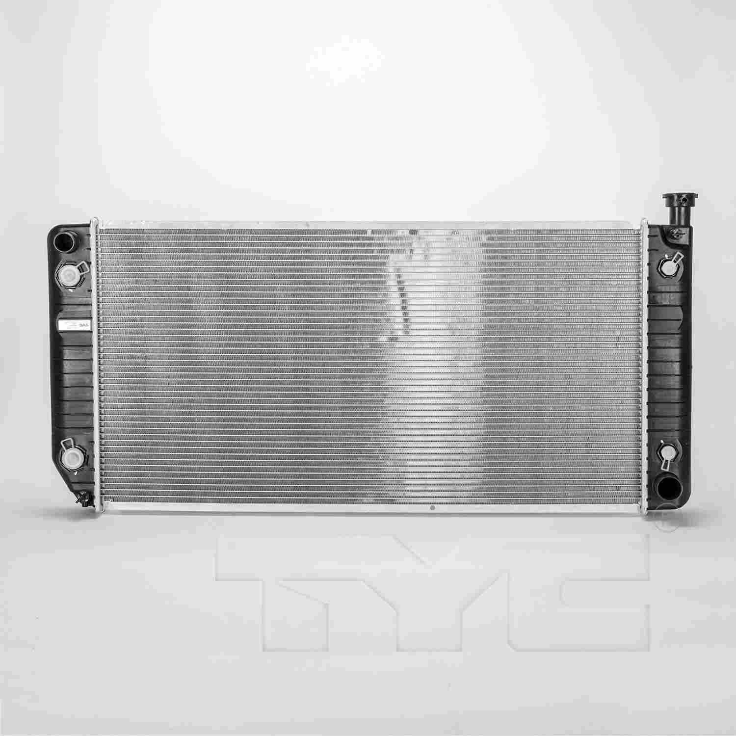 TYC TYC Radiator  top view frsport 1693