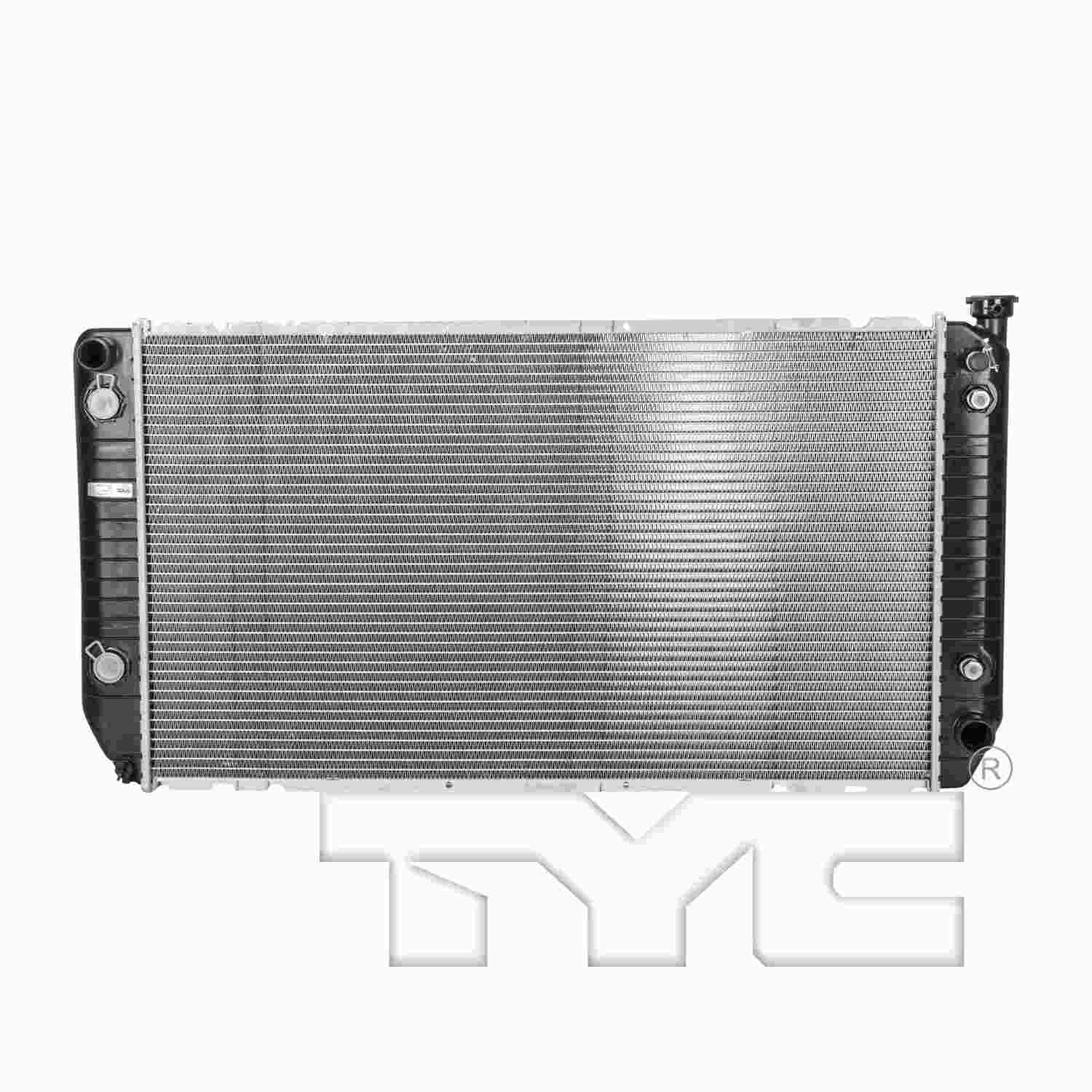 TYC TYC Radiator  top view frsport 1696