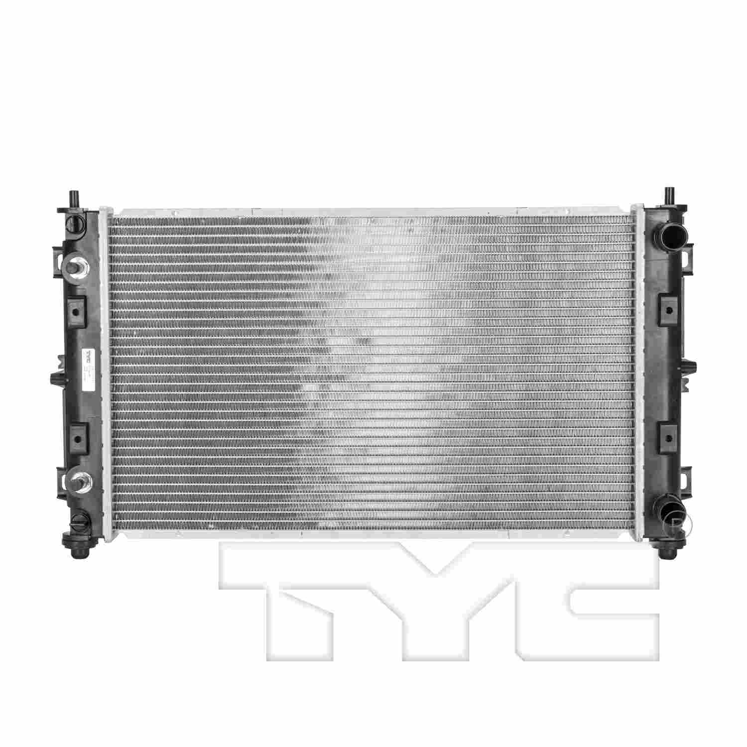 TYC TYC Radiator  top view frsport 1702