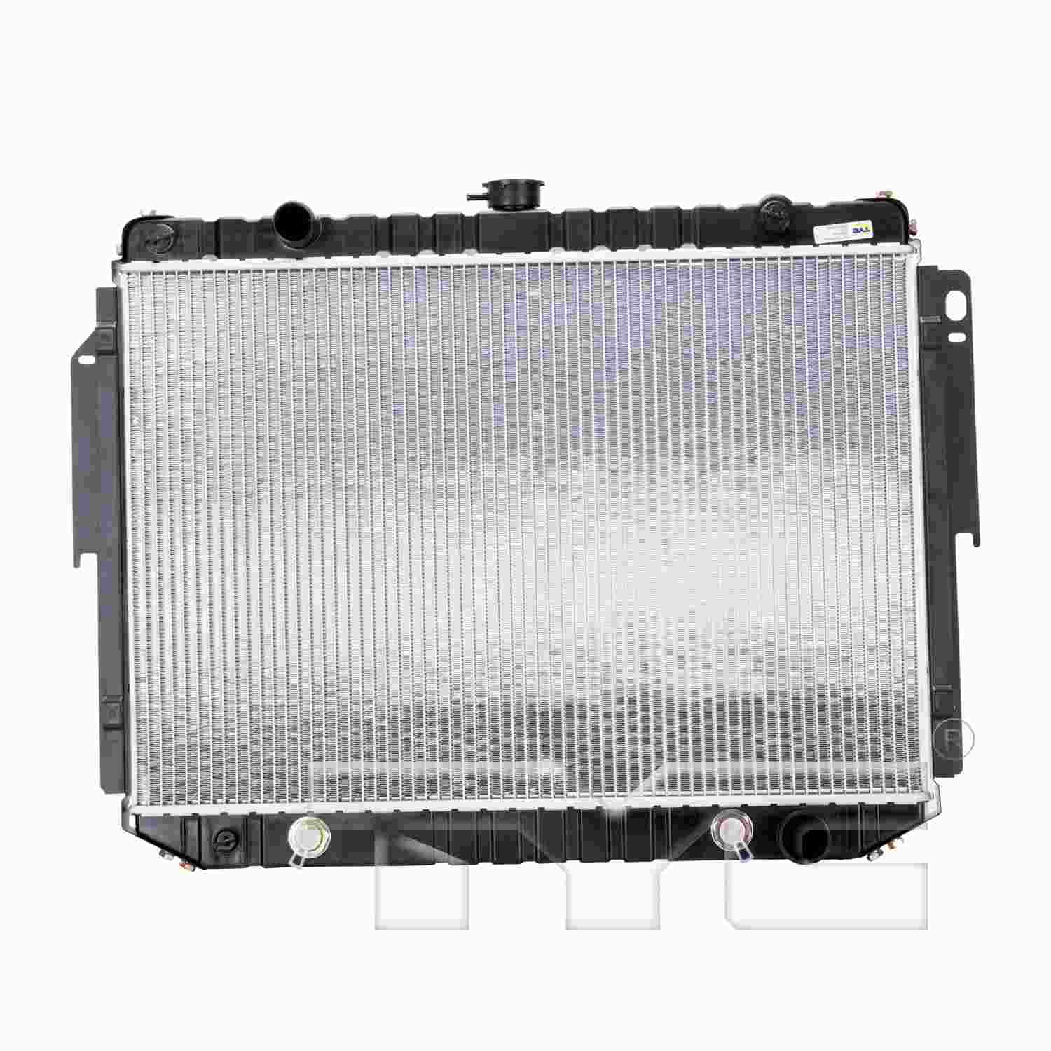 TYC TYC Radiator  top view frsport 1707