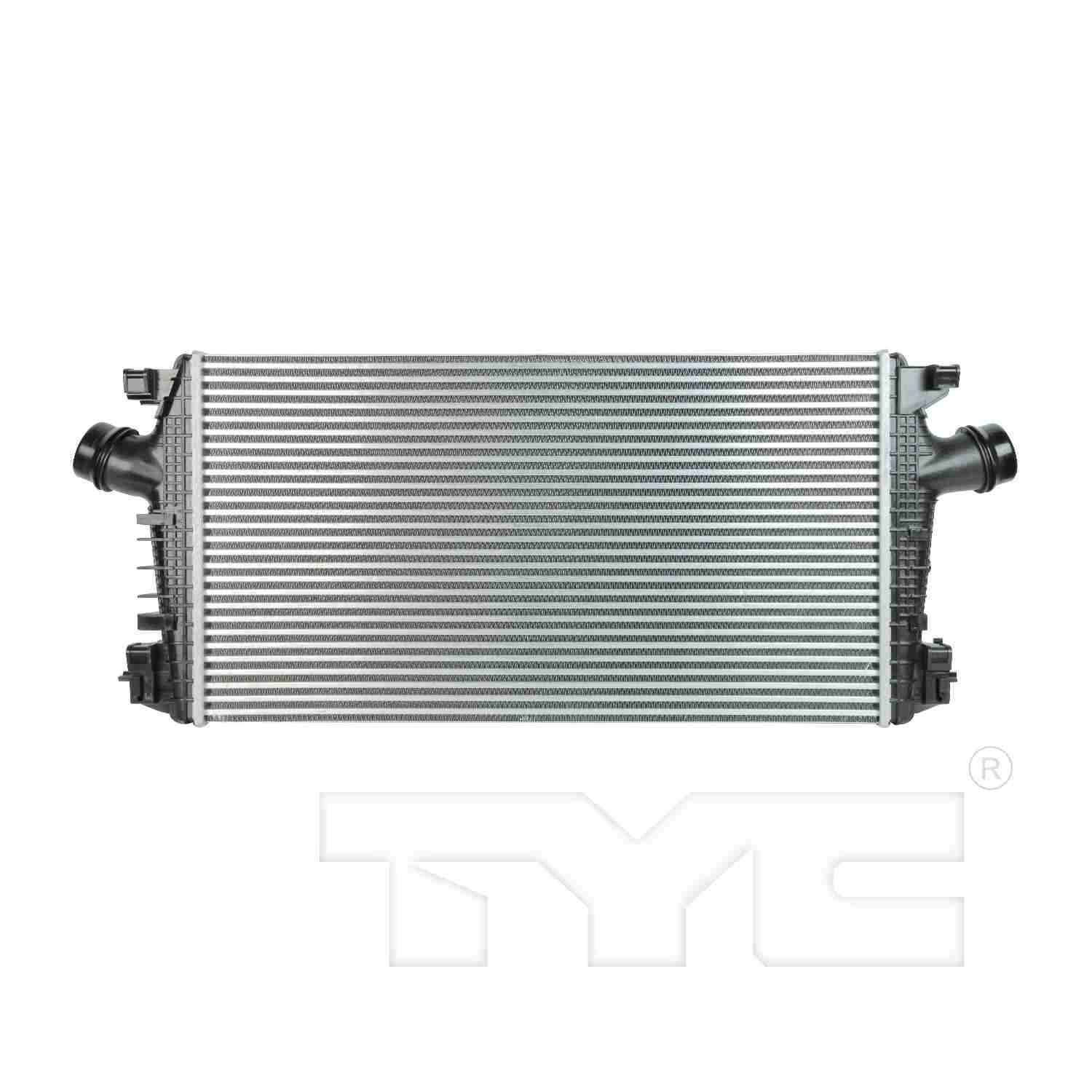 TYC Turbocharger Intercooler  top view frsport 18076