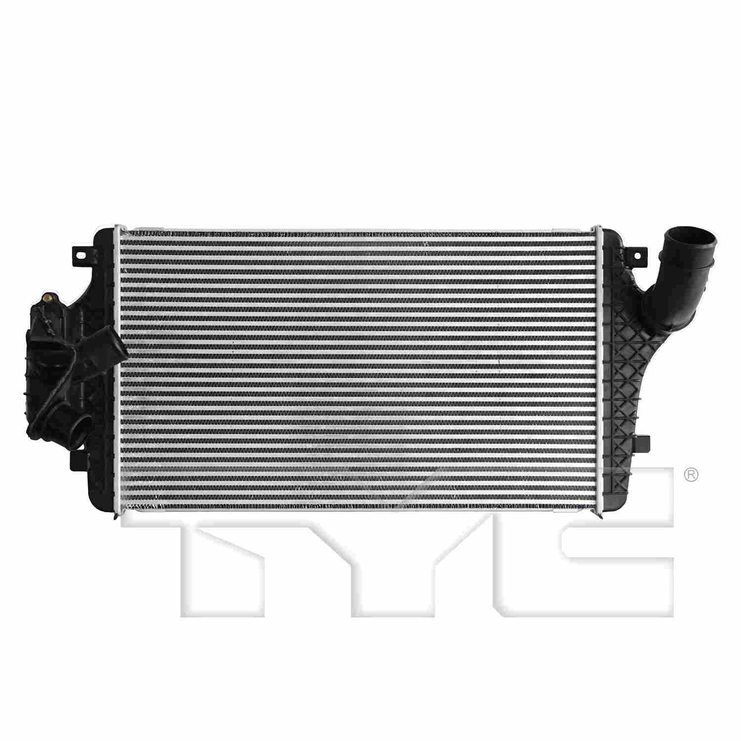 TYC Turbocharger Intercooler  top view frsport 18126