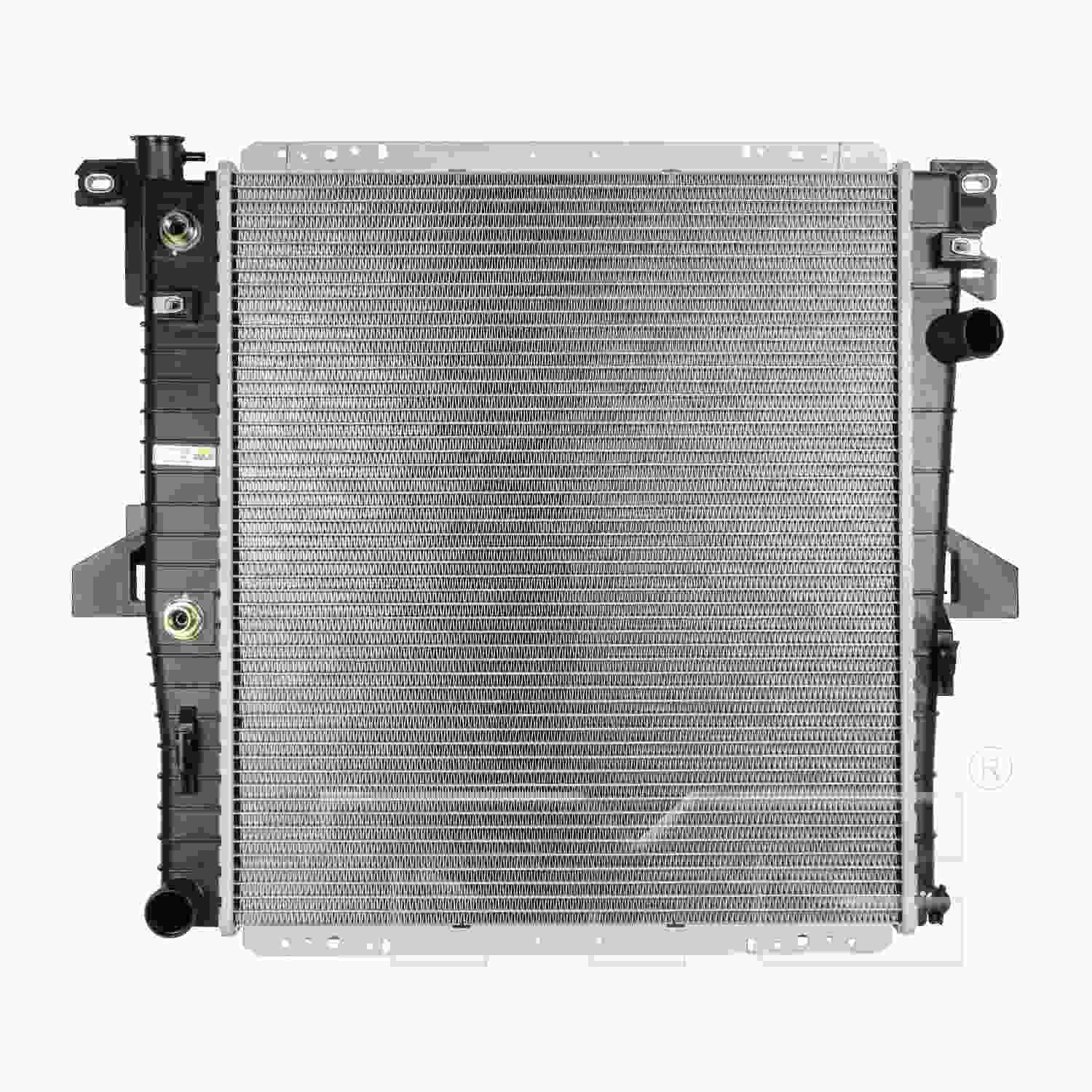 TYC TYC Radiator  top view frsport 1824