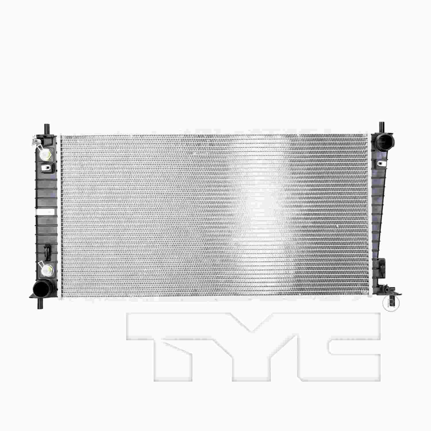 TYC TYC Radiator  top view frsport 1831