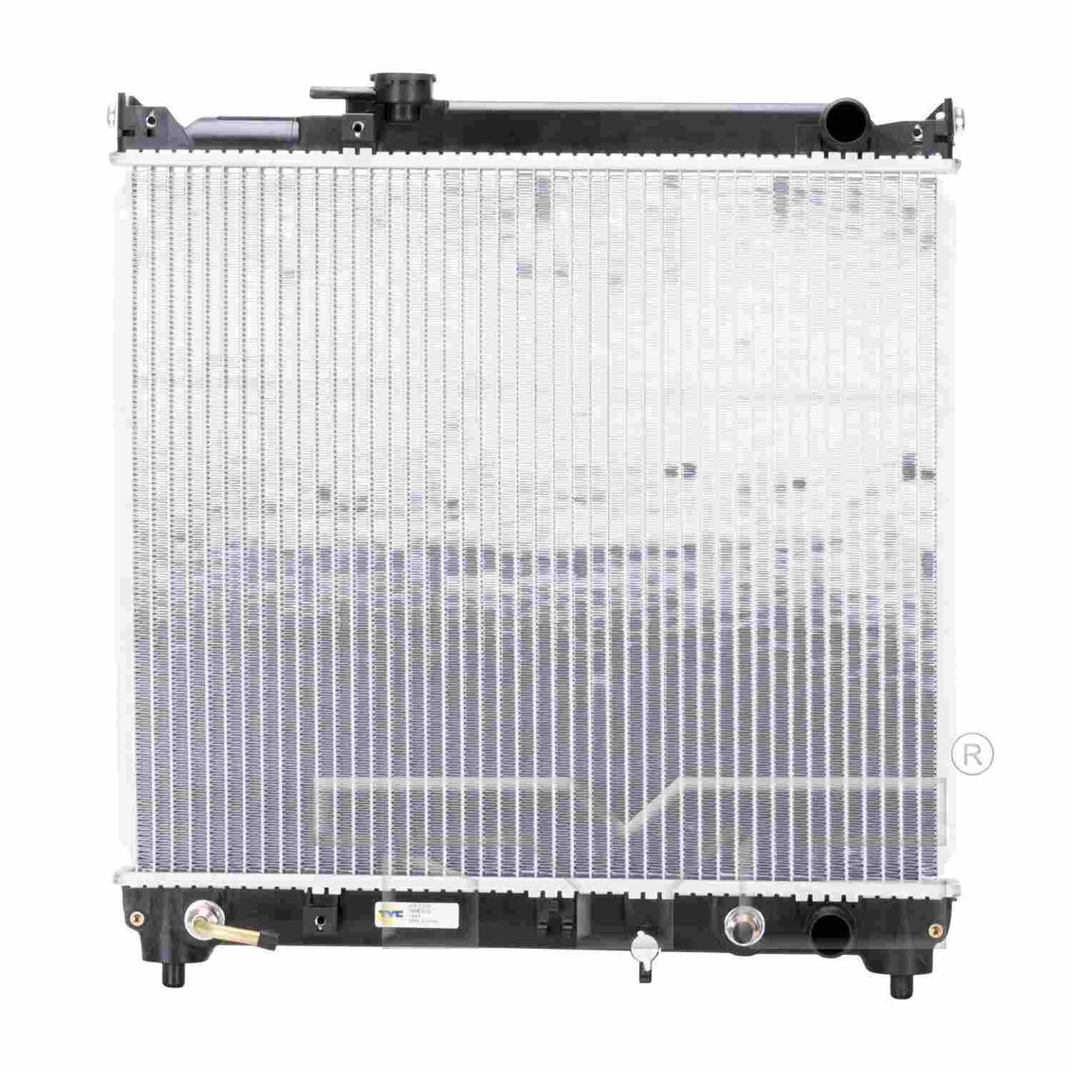 TYC TYC Radiator  top view frsport 1864