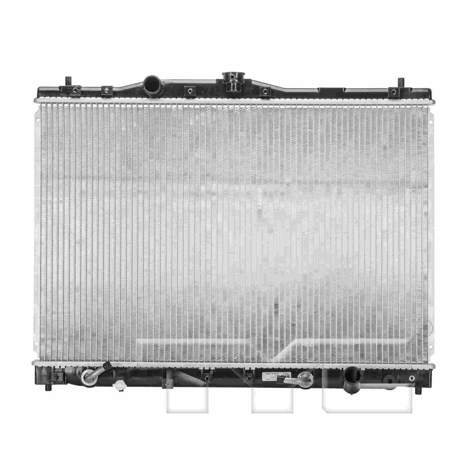 TYC TYC Radiator  top view frsport 1912