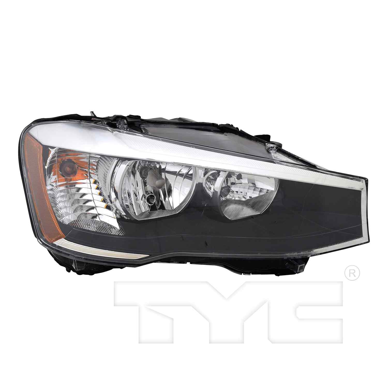 TYC Headlight Assembly  top view frsport 20-16487-00