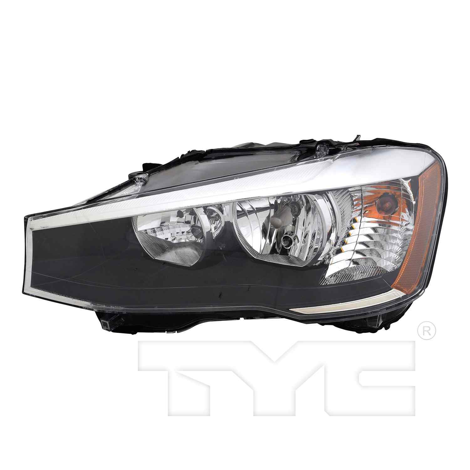 TYC Headlight Assembly  top view frsport 20-16488-00