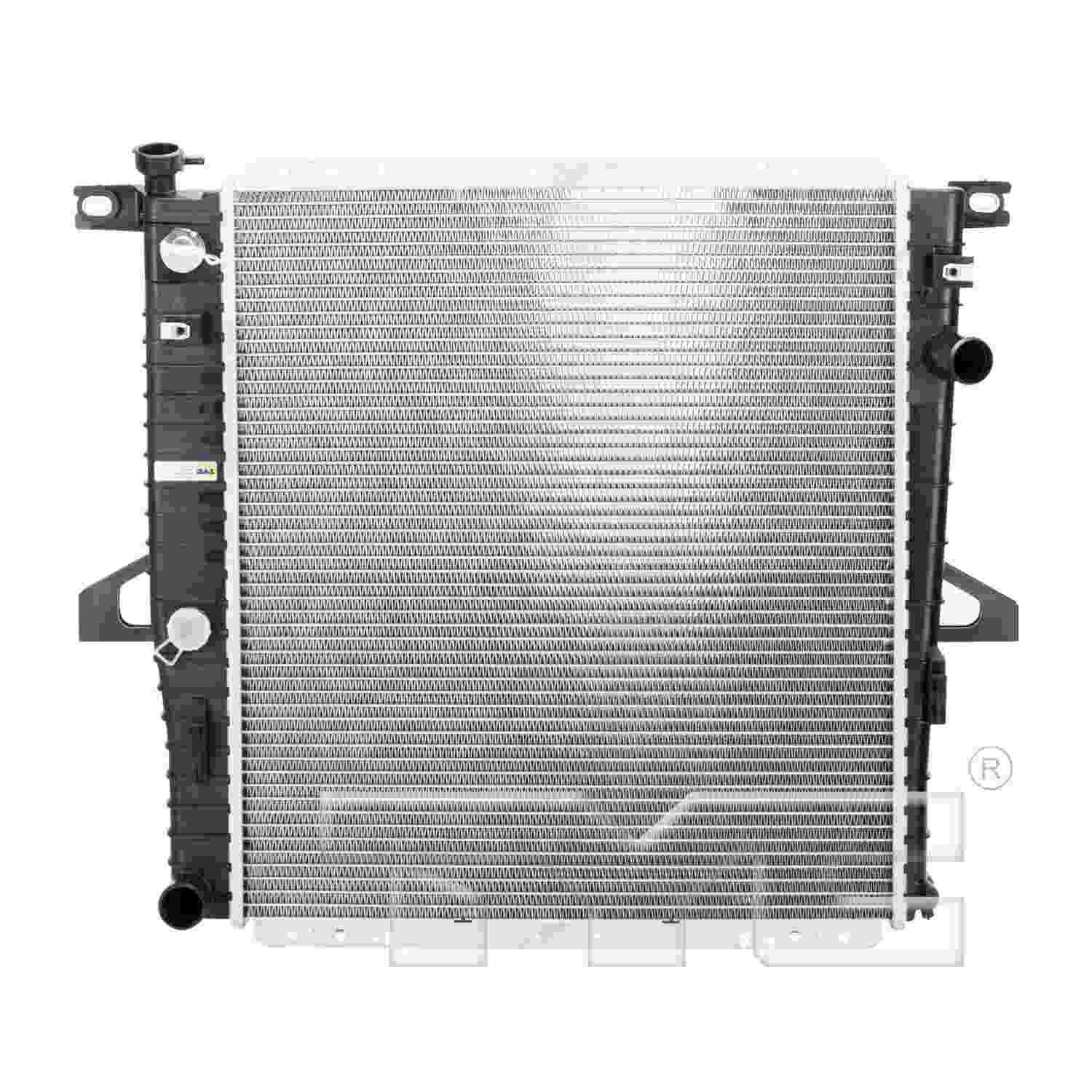 TYC TYC Radiator  top view frsport 2018