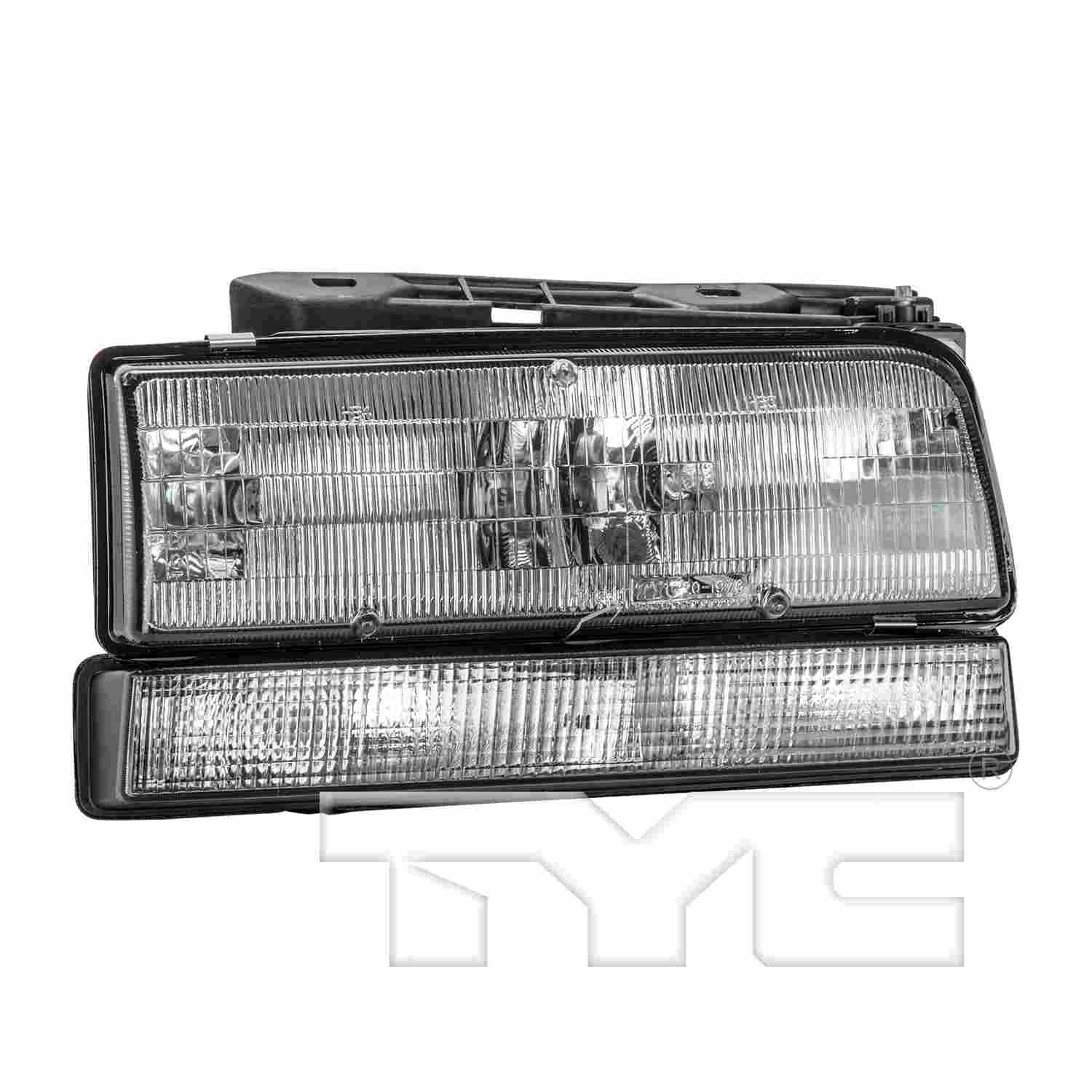 TYC Headlight Assembly  top view frsport 20-1976-78