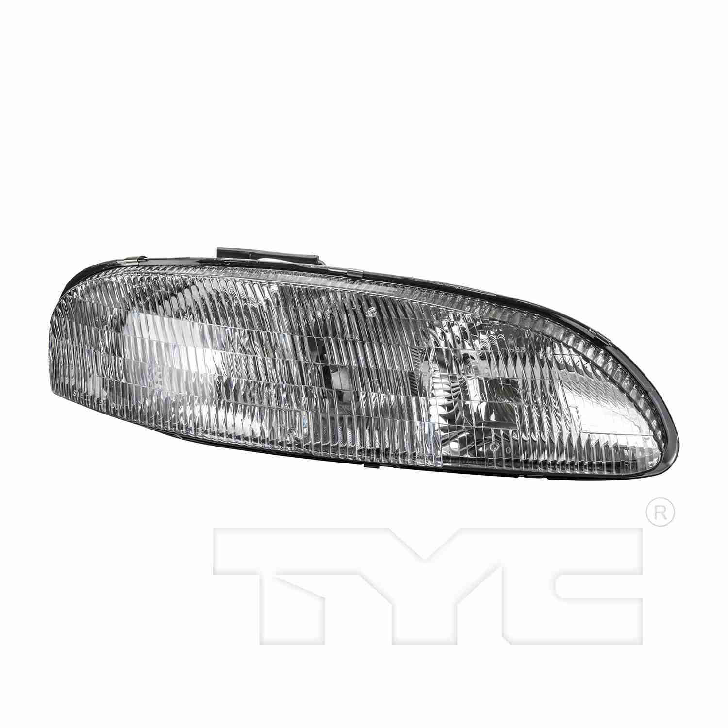 TYC Headlight Assembly  top view frsport 20-3387-00