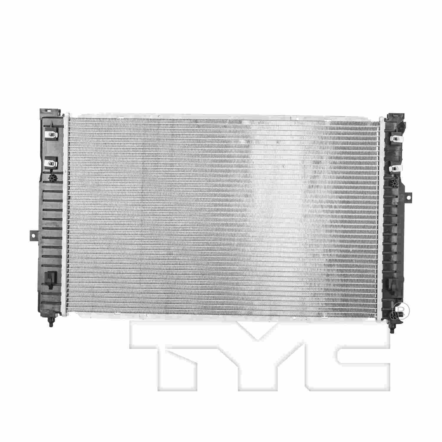 TYC TYC Radiator  top view frsport 2034