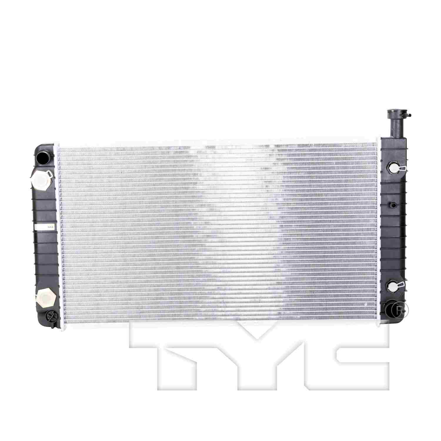 TYC TYC Radiator  top view frsport 2042