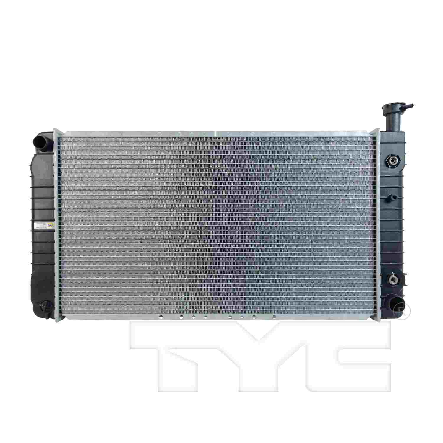 TYC TYC Radiator  top view frsport 2044