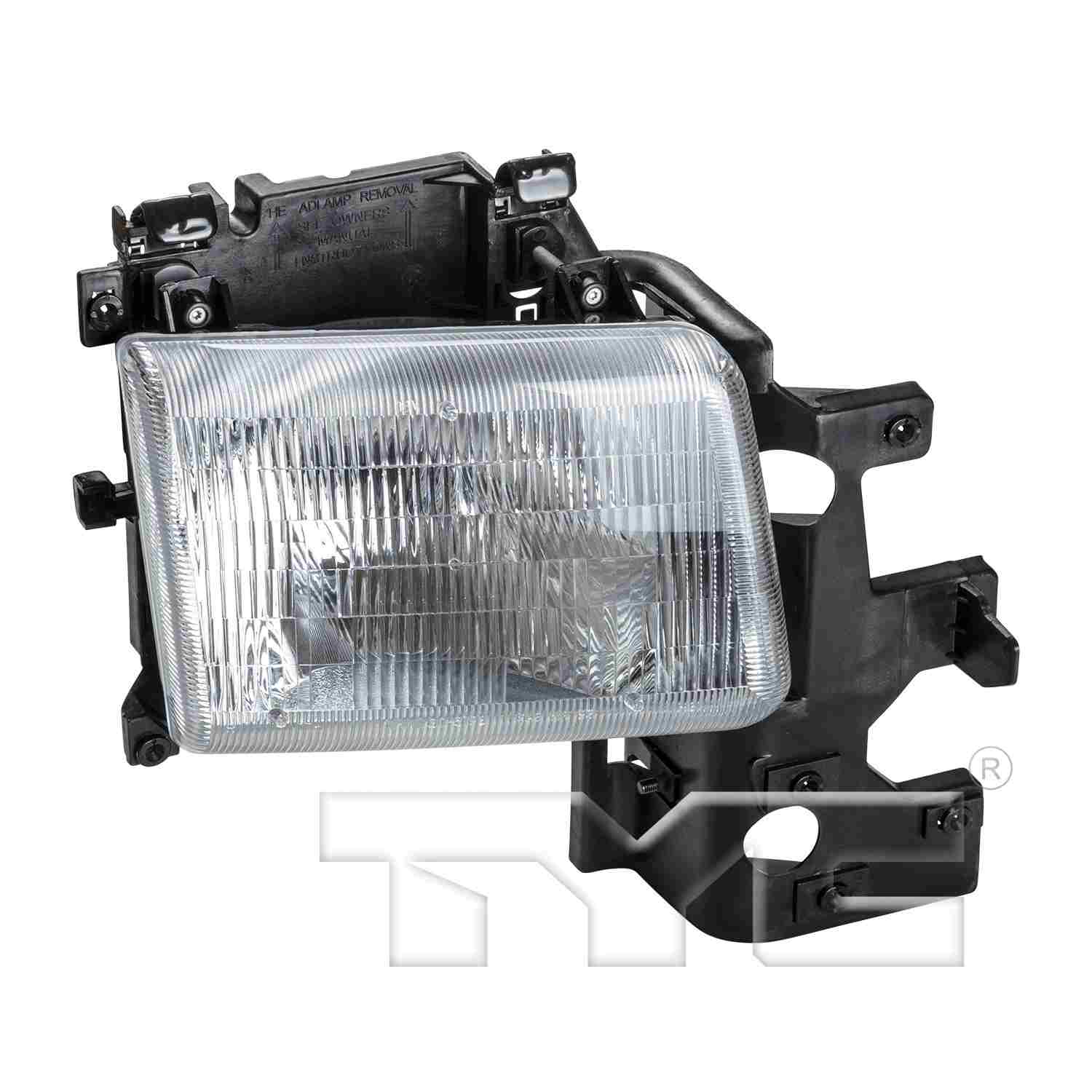 TYC Headlight Assembly  top view frsport 20-5193-01