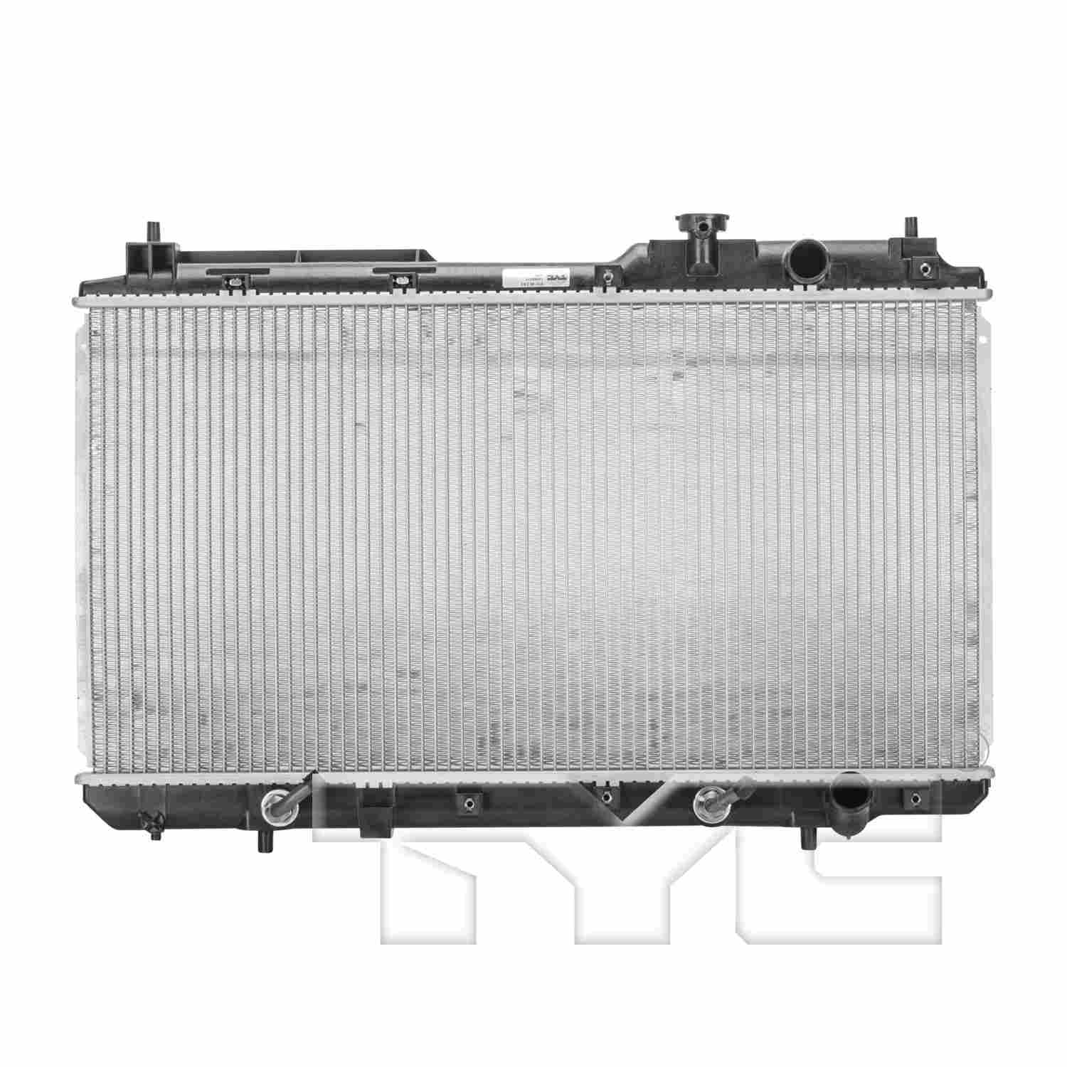 TYC TYC Radiator  top view frsport 2051