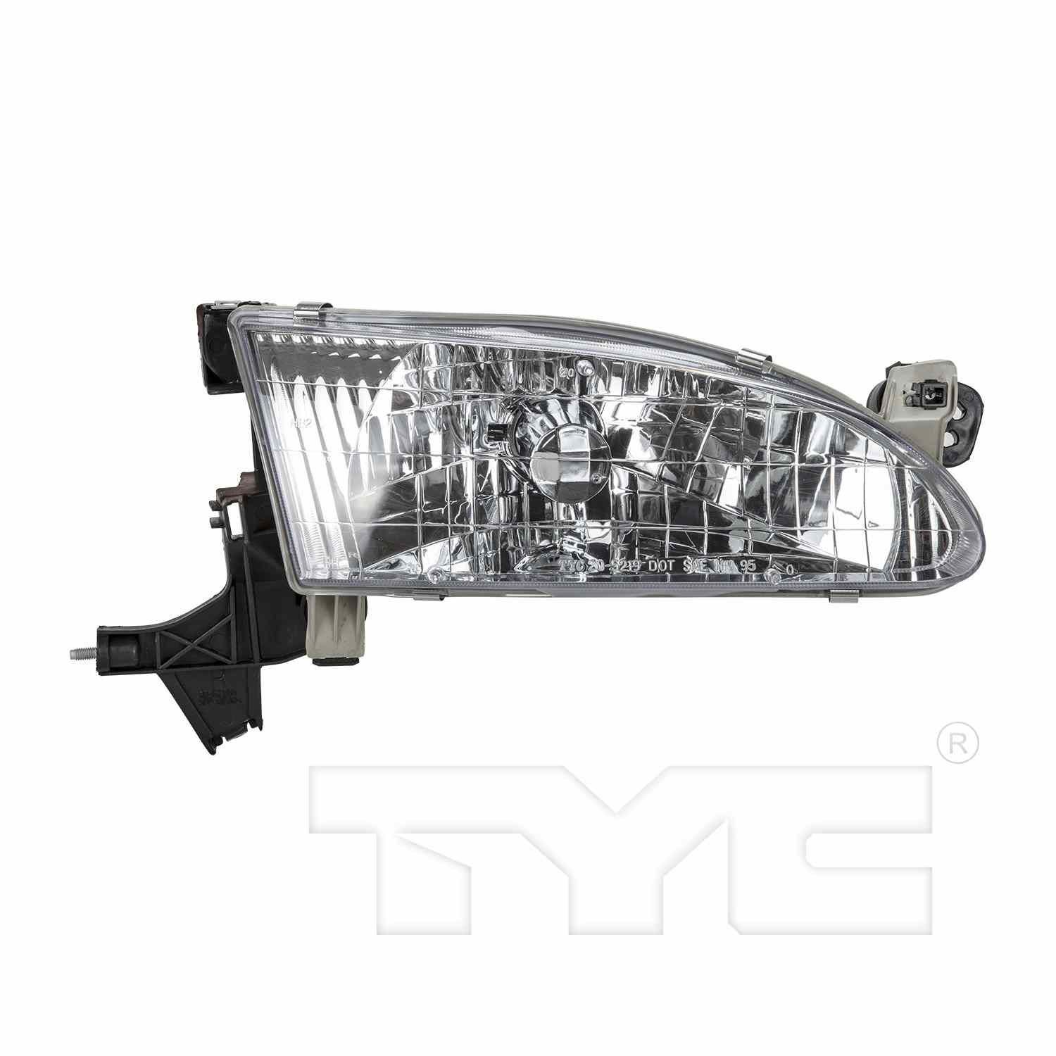 TYC Headlight Assembly  top view frsport 20-5219-00