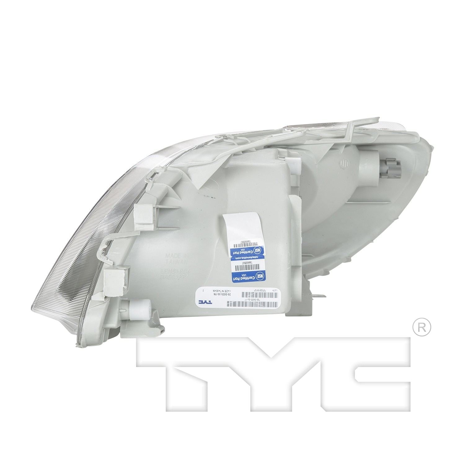 tyc headlight assembly  frsport 20-5825-00