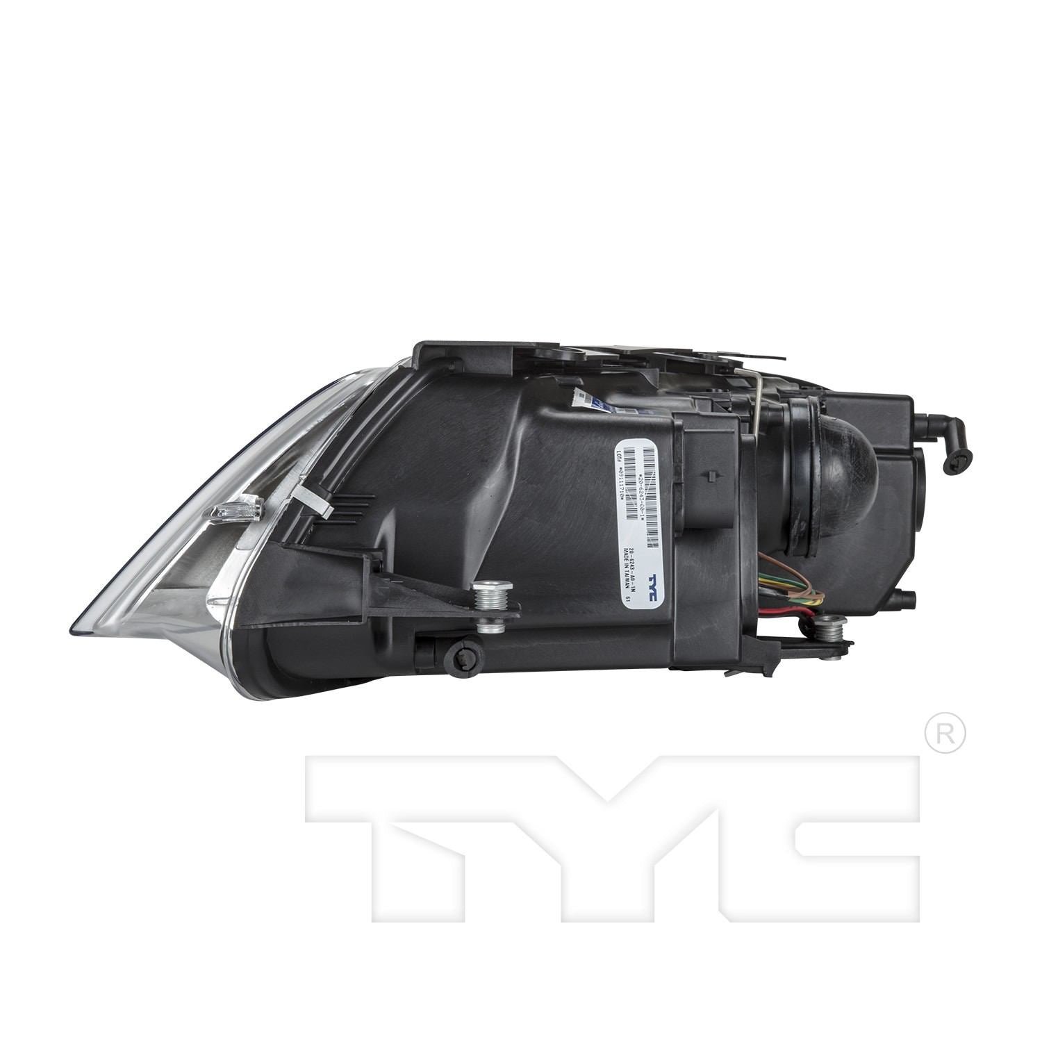 tyc headlight assembly  frsport 20-6243-00