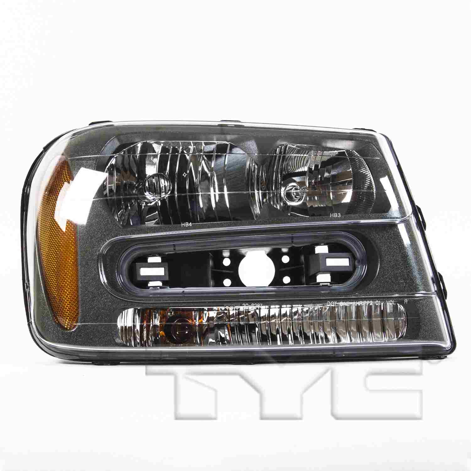 TYC Headlight Assembly  top view frsport 20-6287-00-9