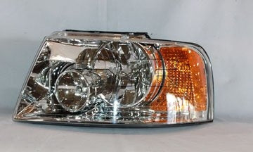 TYC Headlight Assembly  top view frsport 20-6398-00