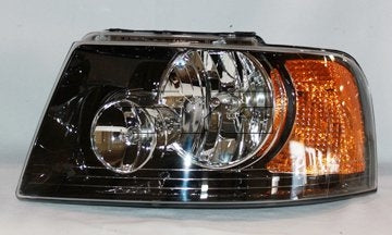 TYC Headlight Assembly  top view frsport 20-6398-90