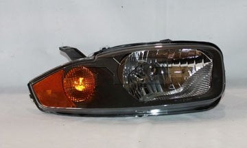 TYC Headlight Assembly  top view frsport 20-6407-00