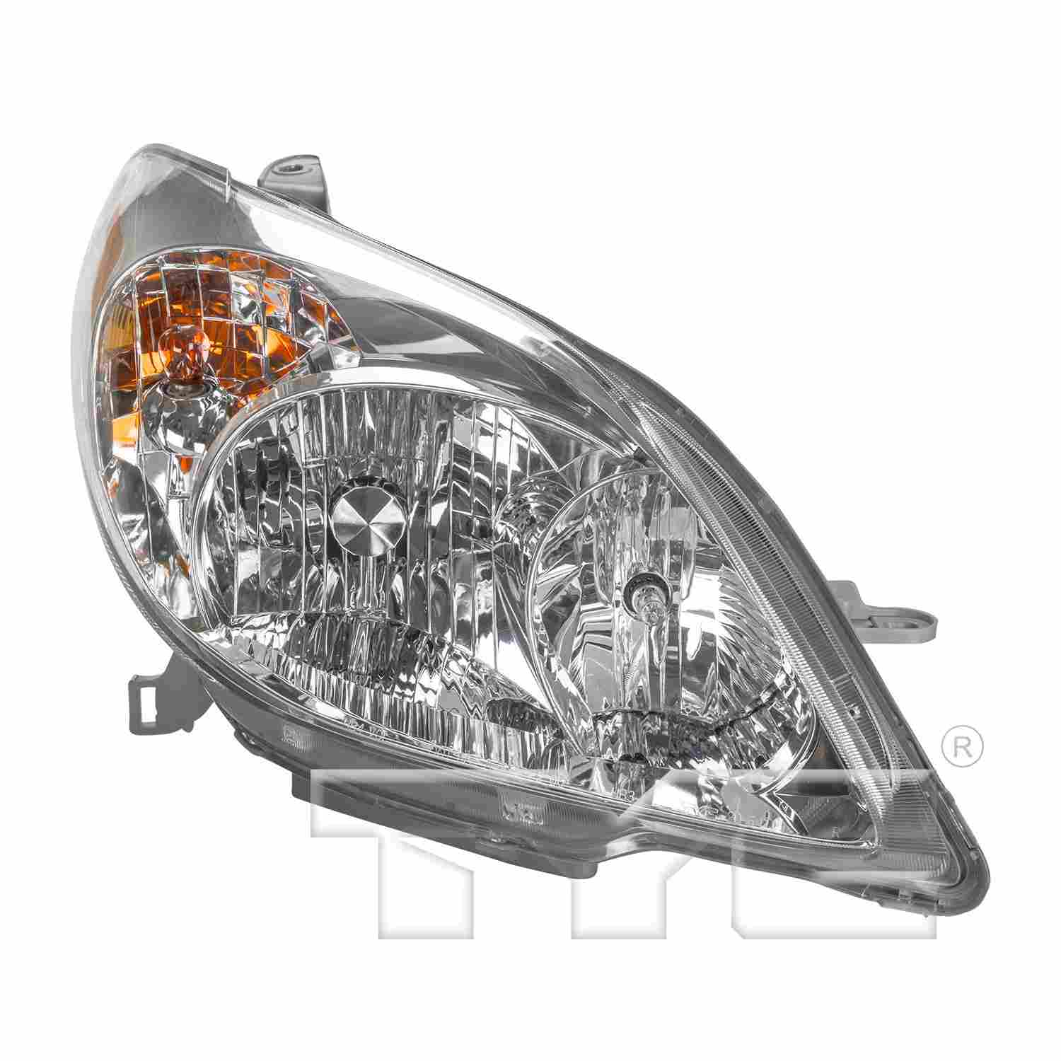 TYC Headlight Assembly  top view frsport 20-6411-00