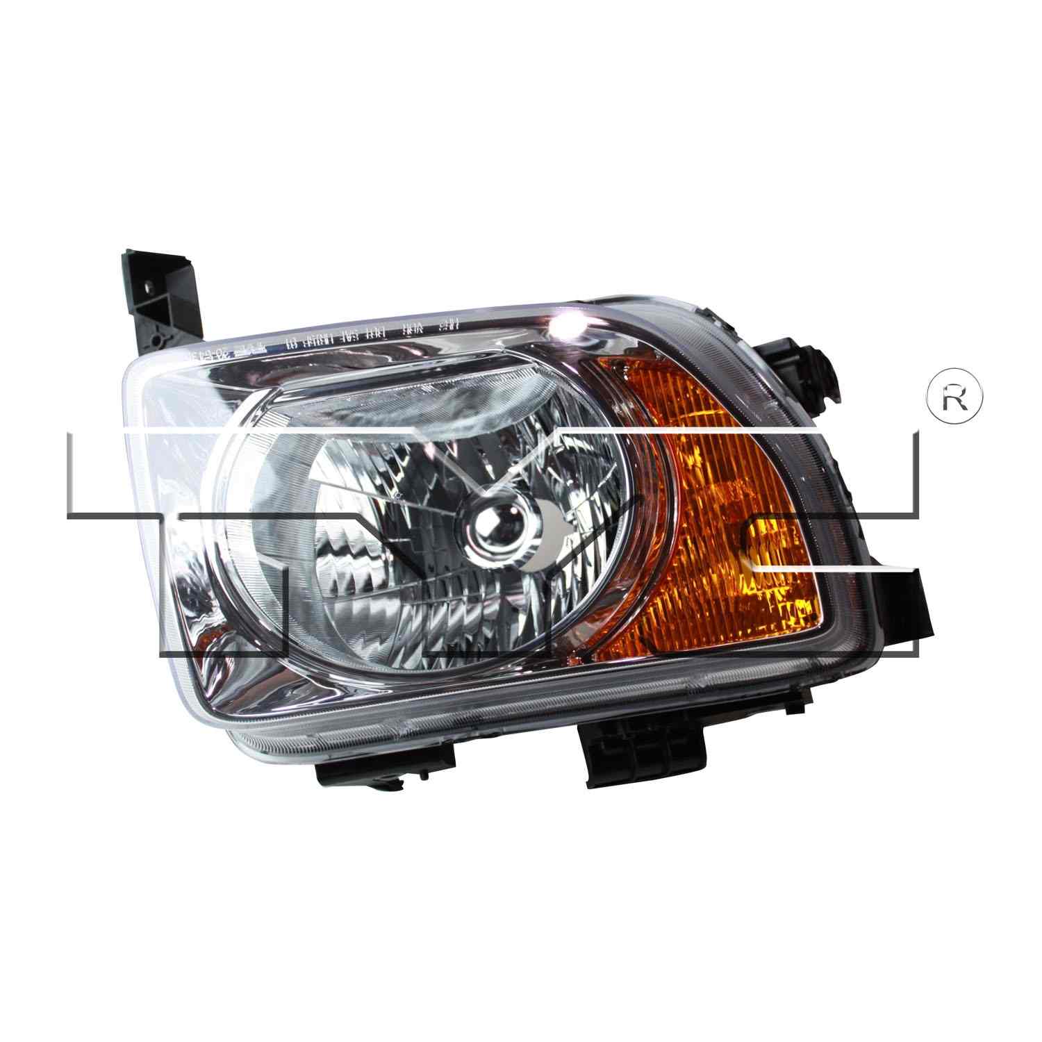 TYC Headlight Assembly  top view frsport 20-6435-01-9