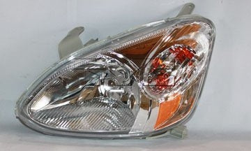 TYC Headlight Assembly  top view frsport 20-6438-00