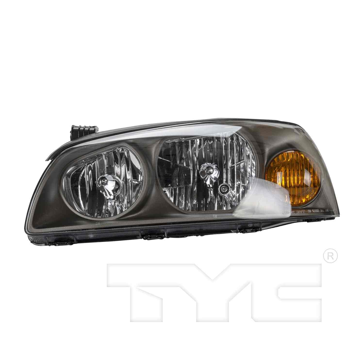 TYC Headlight Assembly  top view frsport 20-6530-00-9